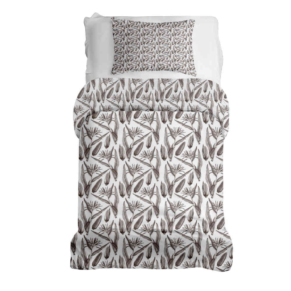Original Therapiedecke - Ensemble de literie en coton blanc avec maïs