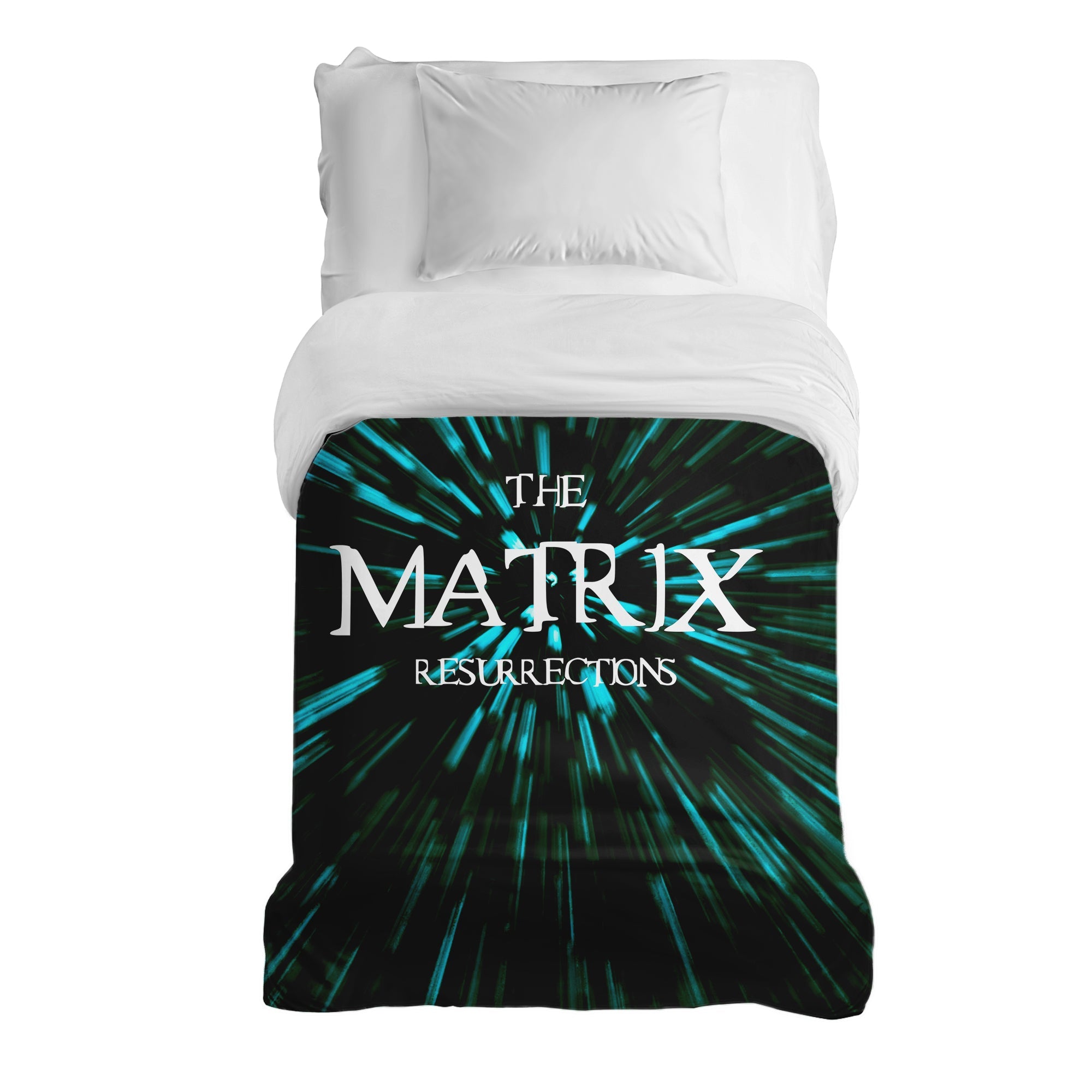 Couverture thérapeutique originale - Housse en coton avec inscription The Matrix