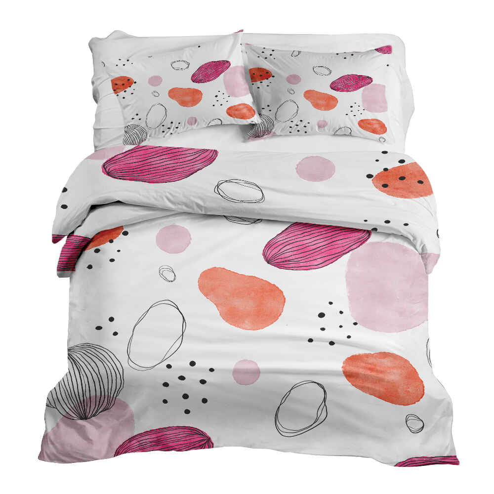 Original Therapiedecke - Ensemble de literie en coton cercles abstraits