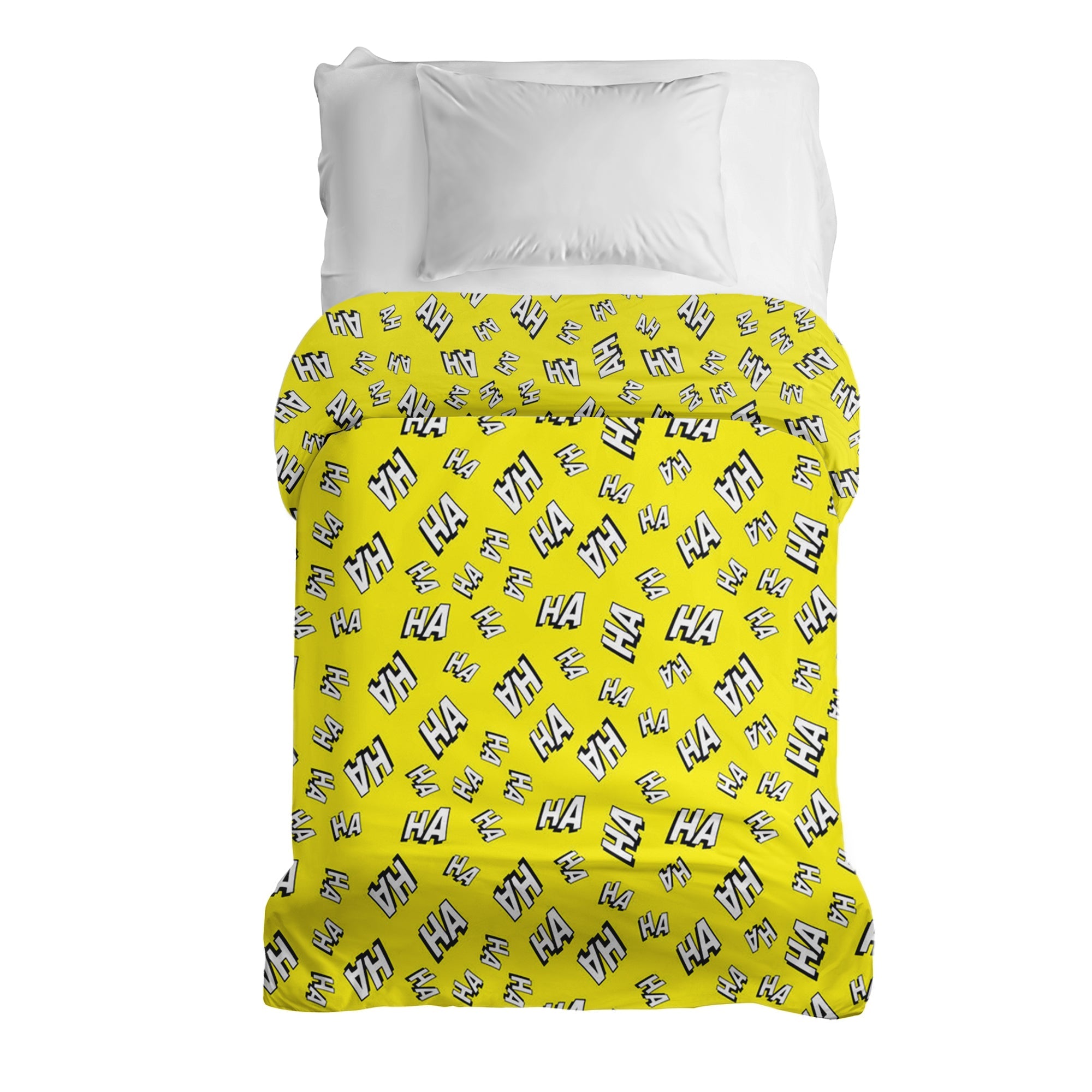 Couverture thérapeutique originale - Housse en coton jaune Ha Ha