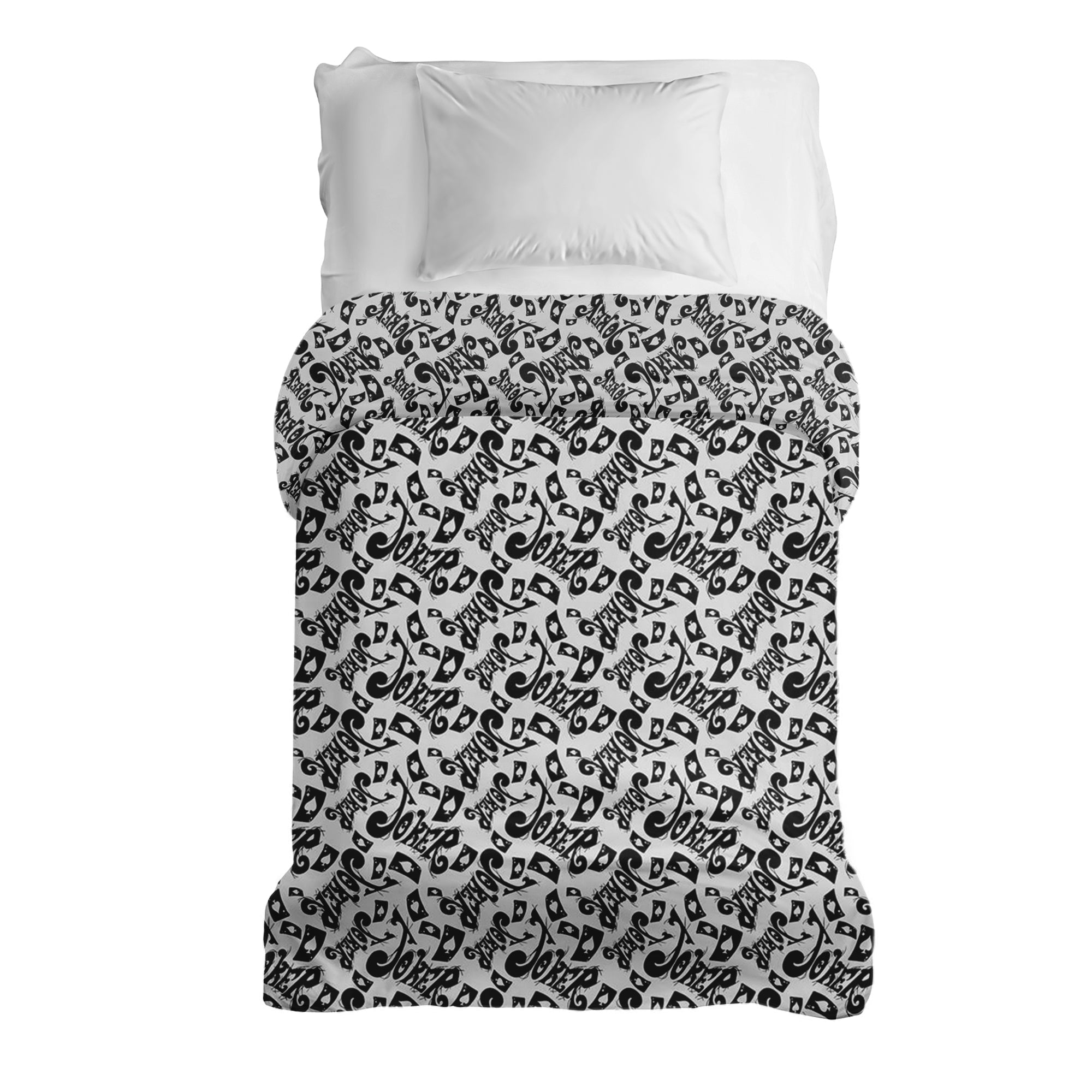 Couverture thérapeutique originale - Housse en coton Inscription en noir Joker