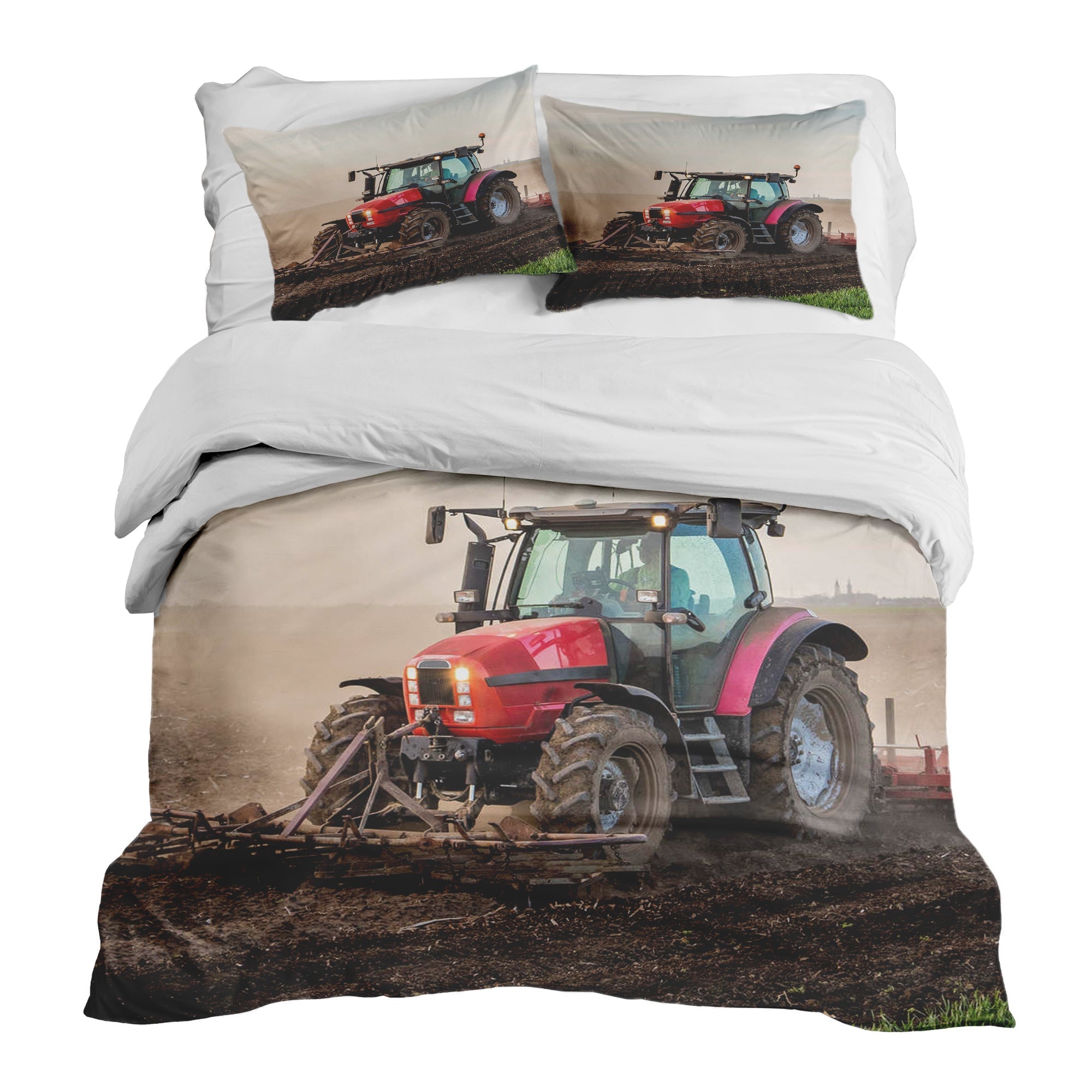 Original Therapiedecke - Ensemble de literie en coton avec Grand Tracteur