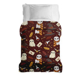 Couverture thérapeutique originale - Magie Hedwig Couverture pondérée avec housse en coton pour enfants & adultes