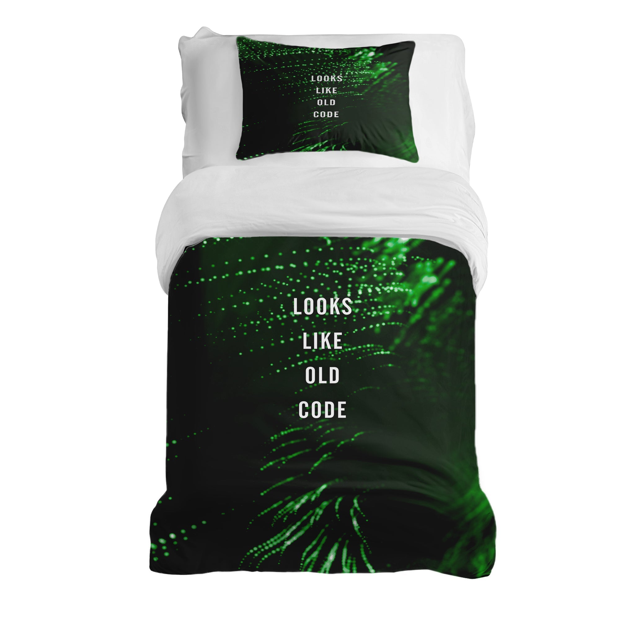 Couverture Thérapeutique Originale TD - Ensemble de Literie en Coton Vert Looks Like