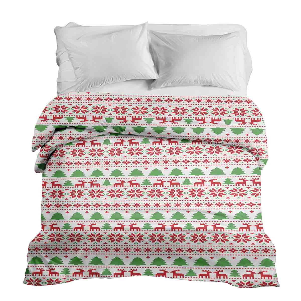 Couverture thérapeutique originale - Housse en coton Noël en Norvège