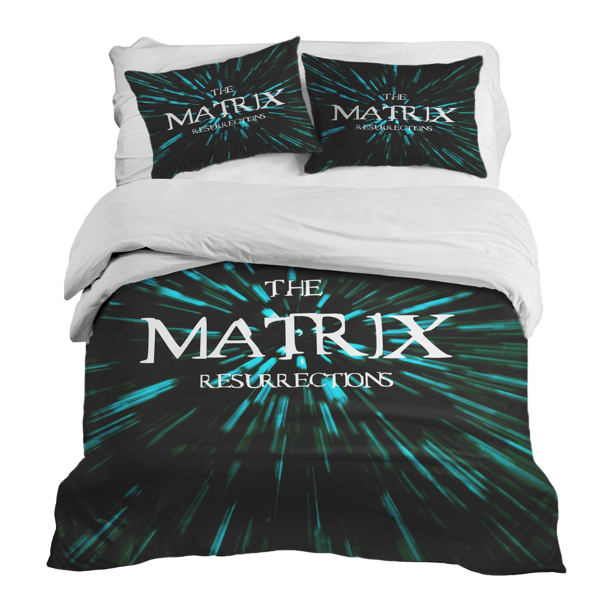 Couverture Thérapeutique Originale TD - Ensemble de Literie en Coton Avec Inscription The Matrix