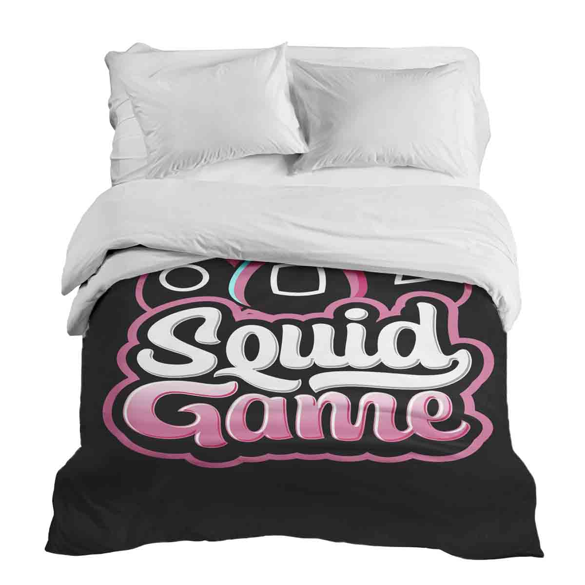 Couverture thérapeutique originale - Housse en coton noire Squid