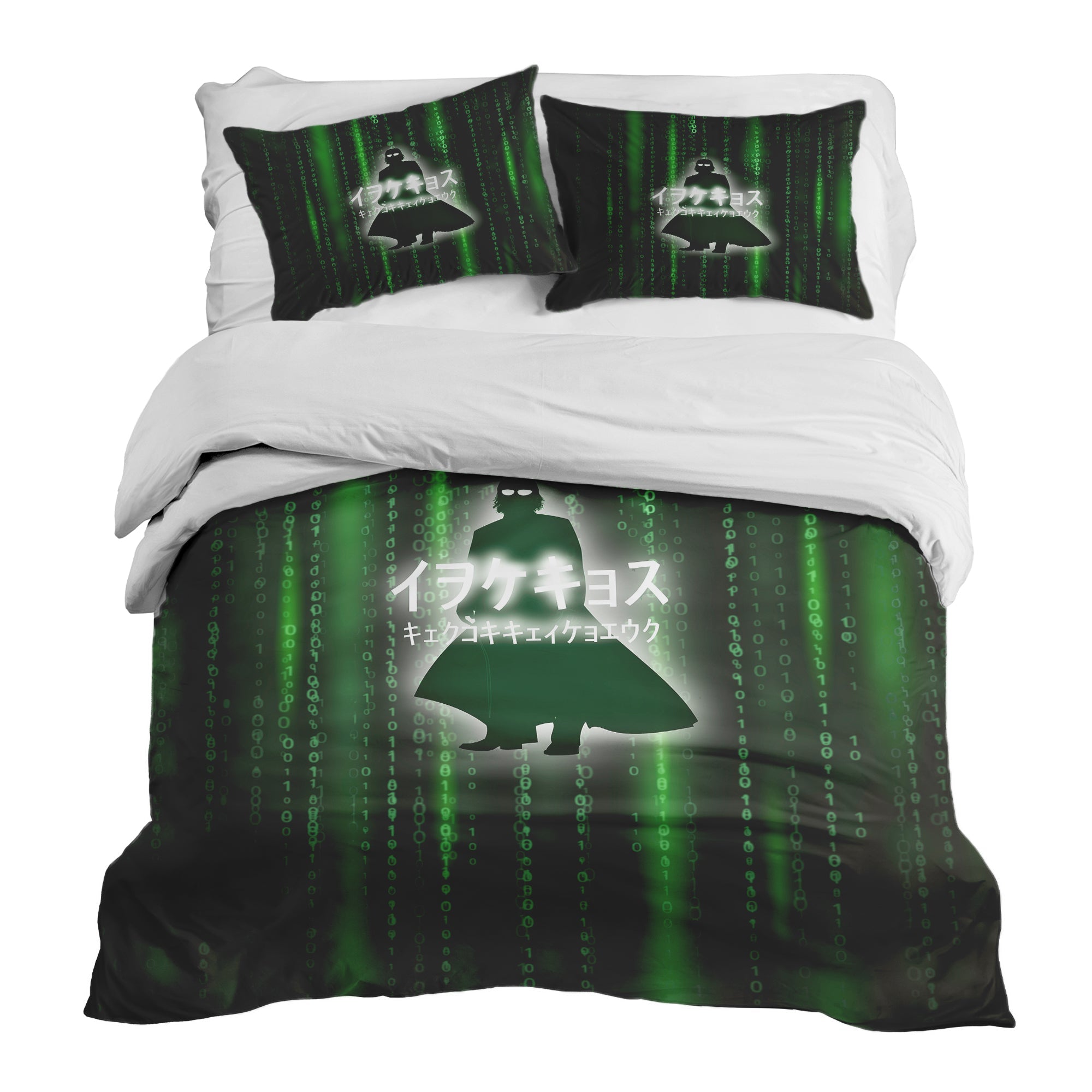 Couverture Thérapeutique Originale TD - Ensemble de Literie en Coton Vert Matrix II