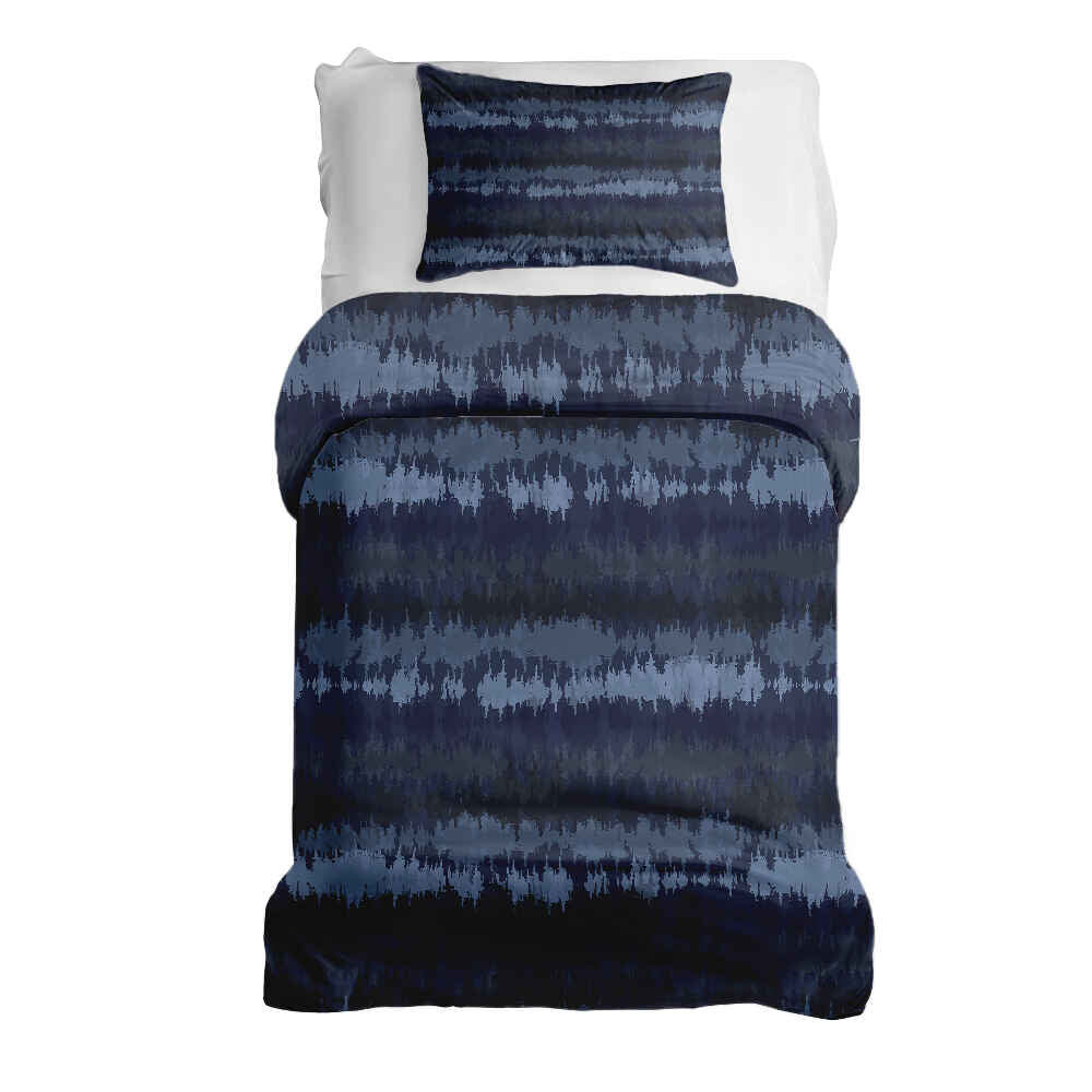 Original Therapiedecke - Ensemble de literie en coton Ondes sonores bleues
