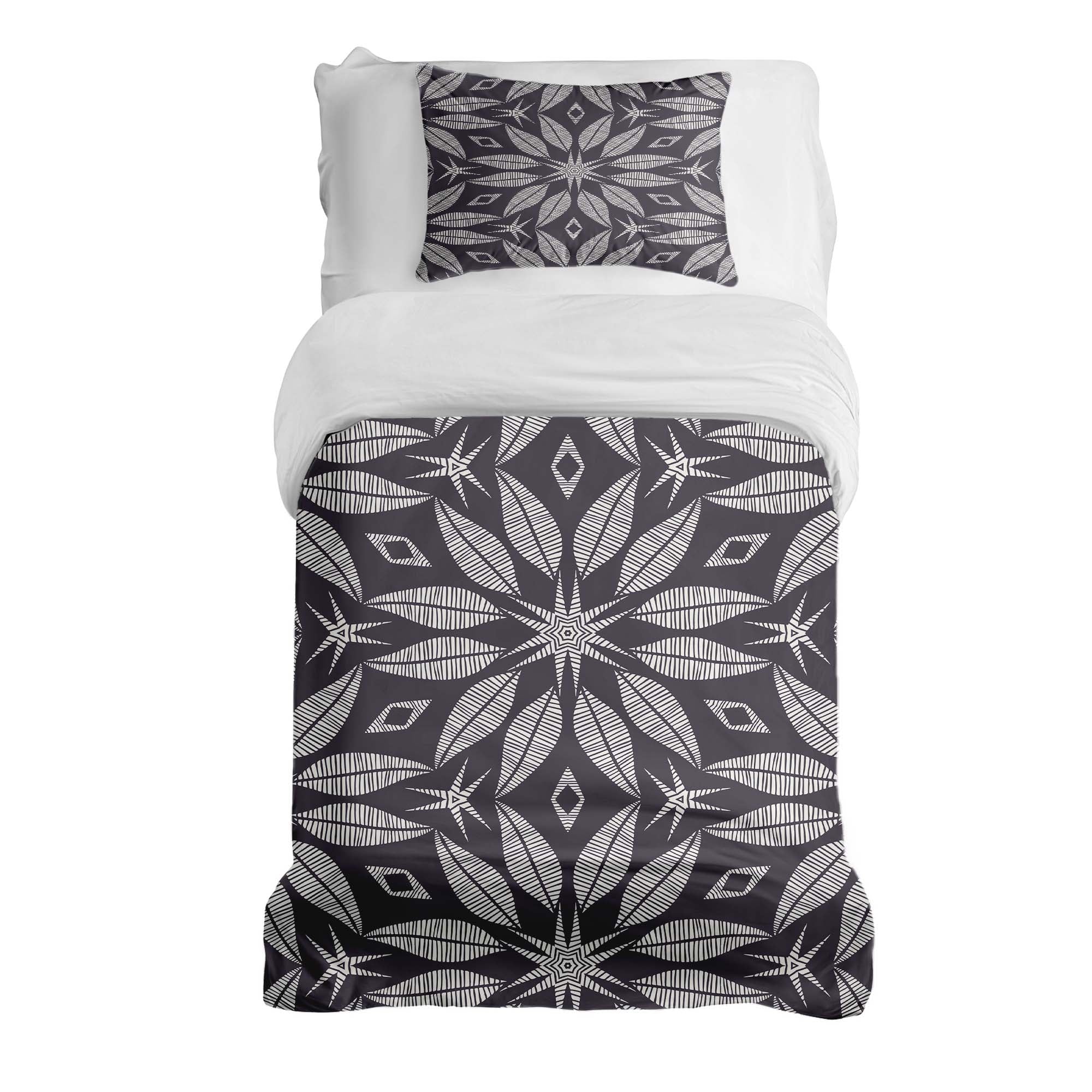 Original Therapiedecke - Ensemble de literie en coton avec grande fleur