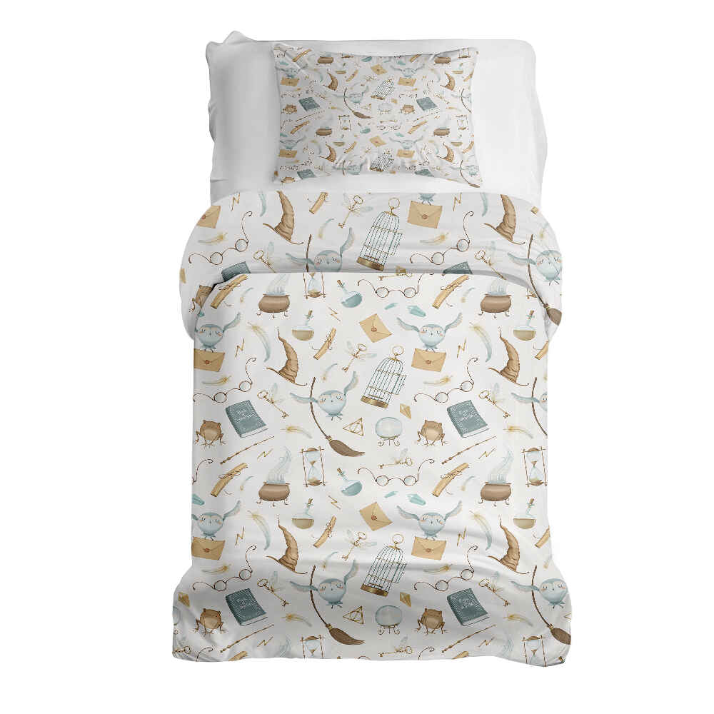 Ensemble de literie avec couverture thérapeutique blanc choses magiques