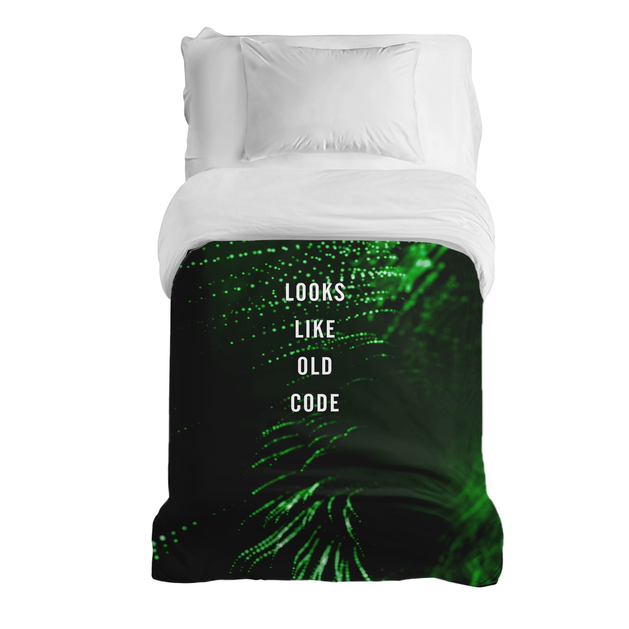 Couverture thérapeutique originale - Housse en coton verte Looks Like