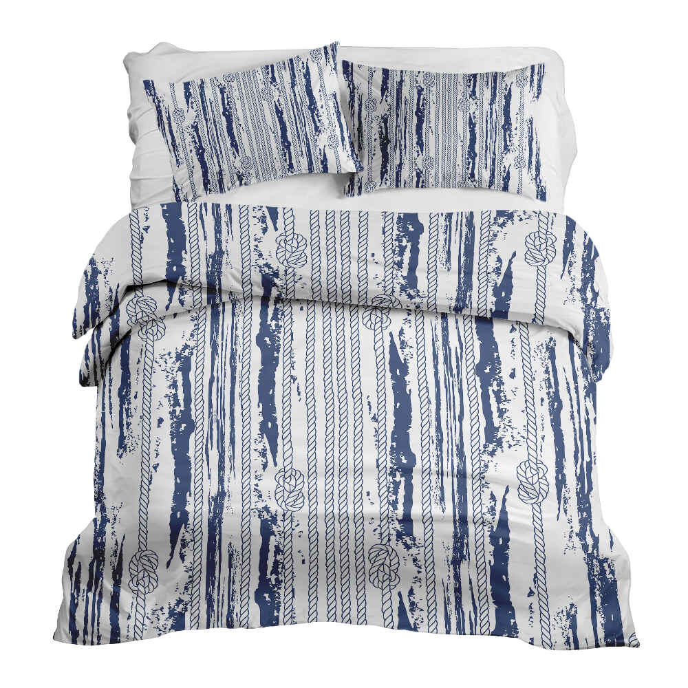 Original Therapiedecke - Ensemble de literie en coton Motif rayé