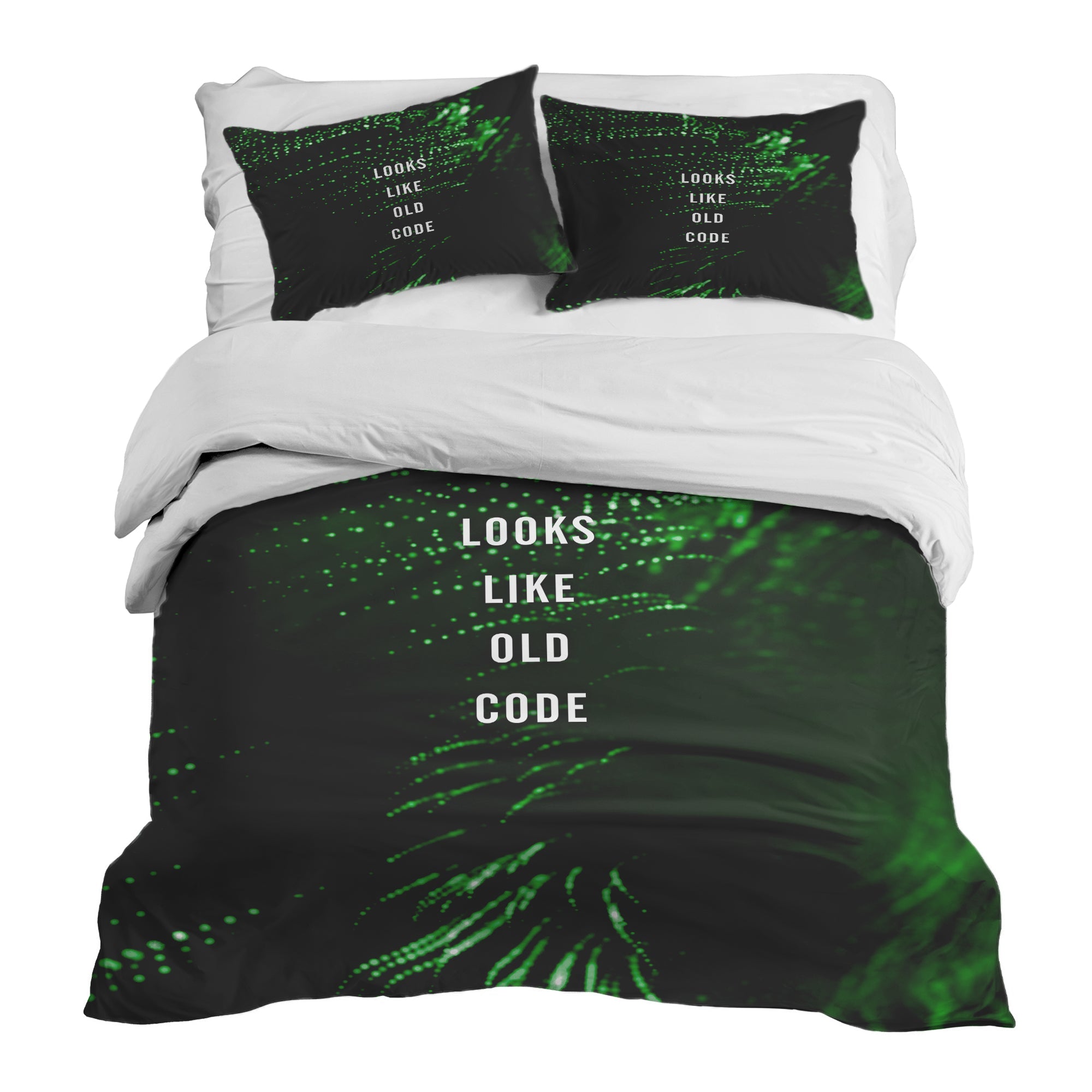Couverture Thérapeutique Originale TD - Ensemble de Literie en Coton Vert Looks Like