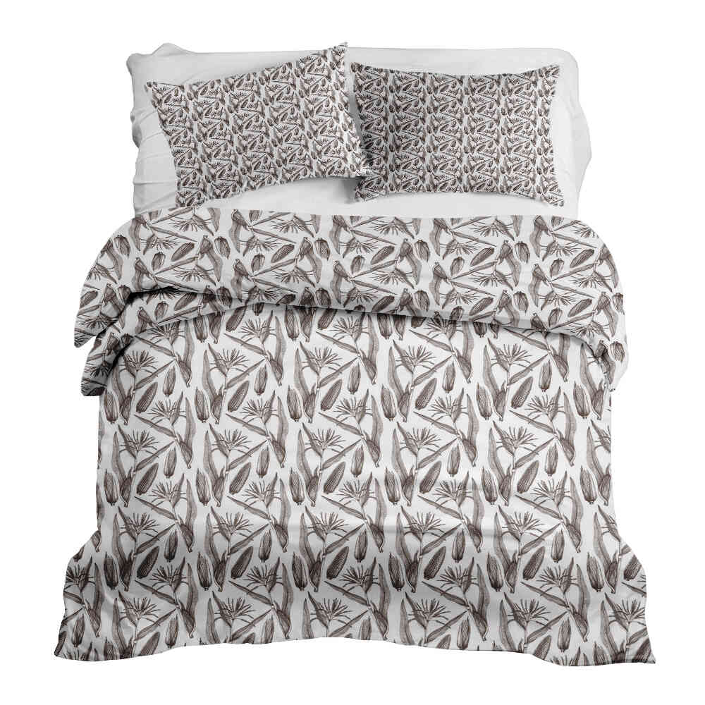 Couette de thérapie Ensemble de literie blanc avec maïs