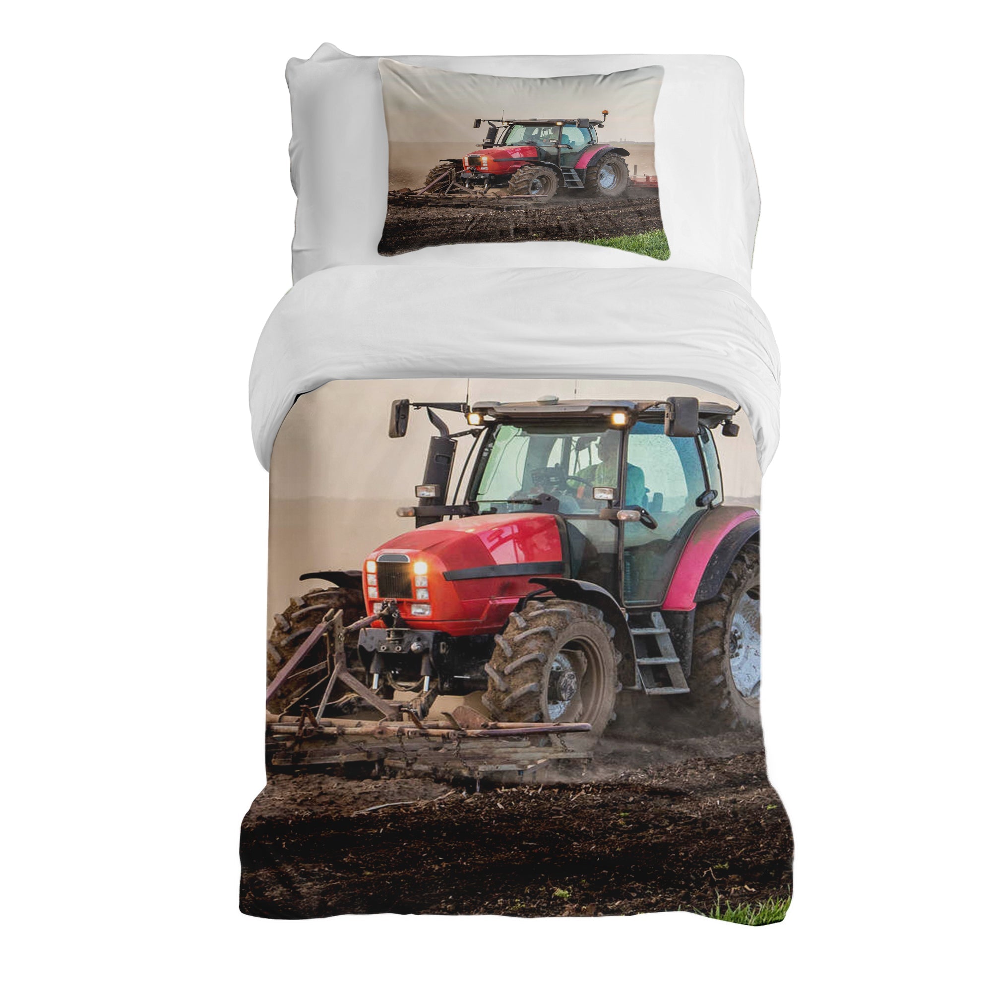 Original Therapiedecke - Ensemble de literie en coton avec Grand Tracteur