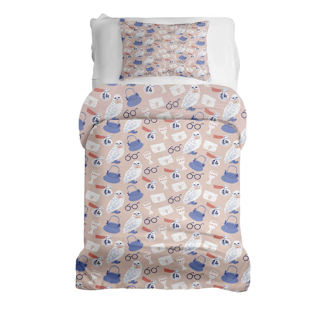 Original Therapiedecke - Ensemble de literie en coton chouette de Harry