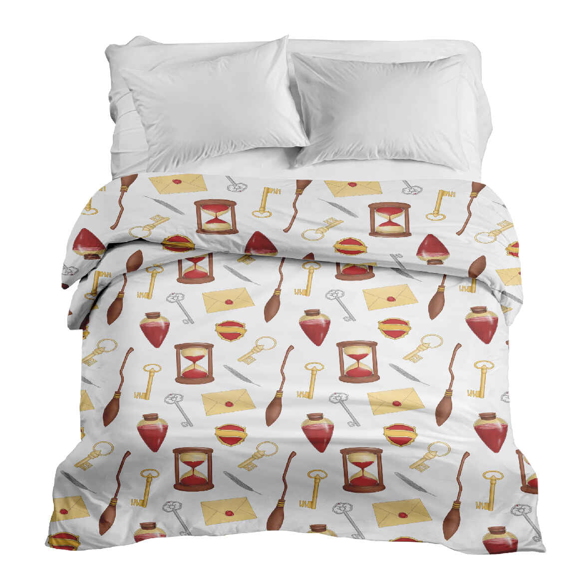 Couverture thérapeutique originale - Housse en coton blanc Magic
