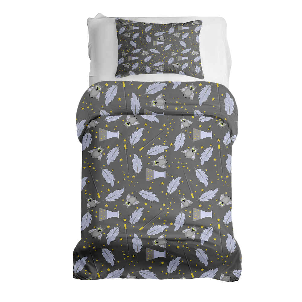 Original Therapiedecke - Ensemble de literie en coton noir baguette magique