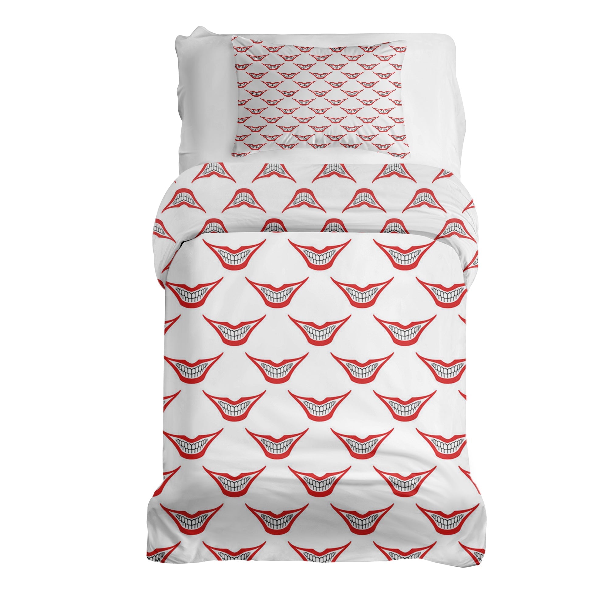 Couverture Thérapeutique Originale TD - Ensemble de Literie en Coton Blanc Joker