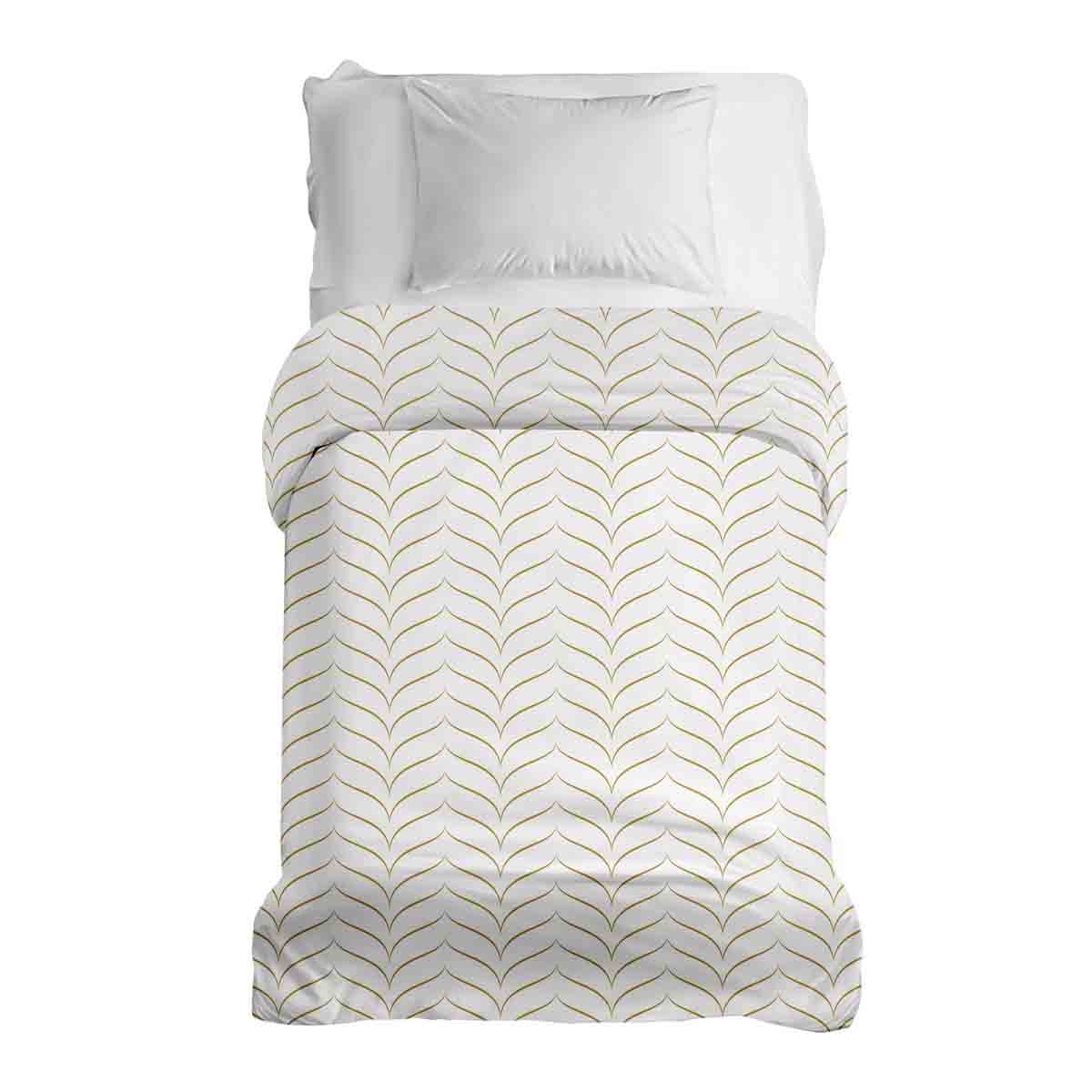 Couverture thérapeutique originale - Housse en coton avec forme en V dorée