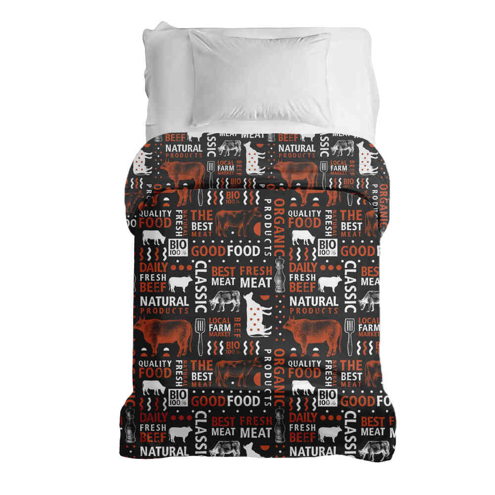 Couverture thérapeutique originale - Housse en coton Meat Lover