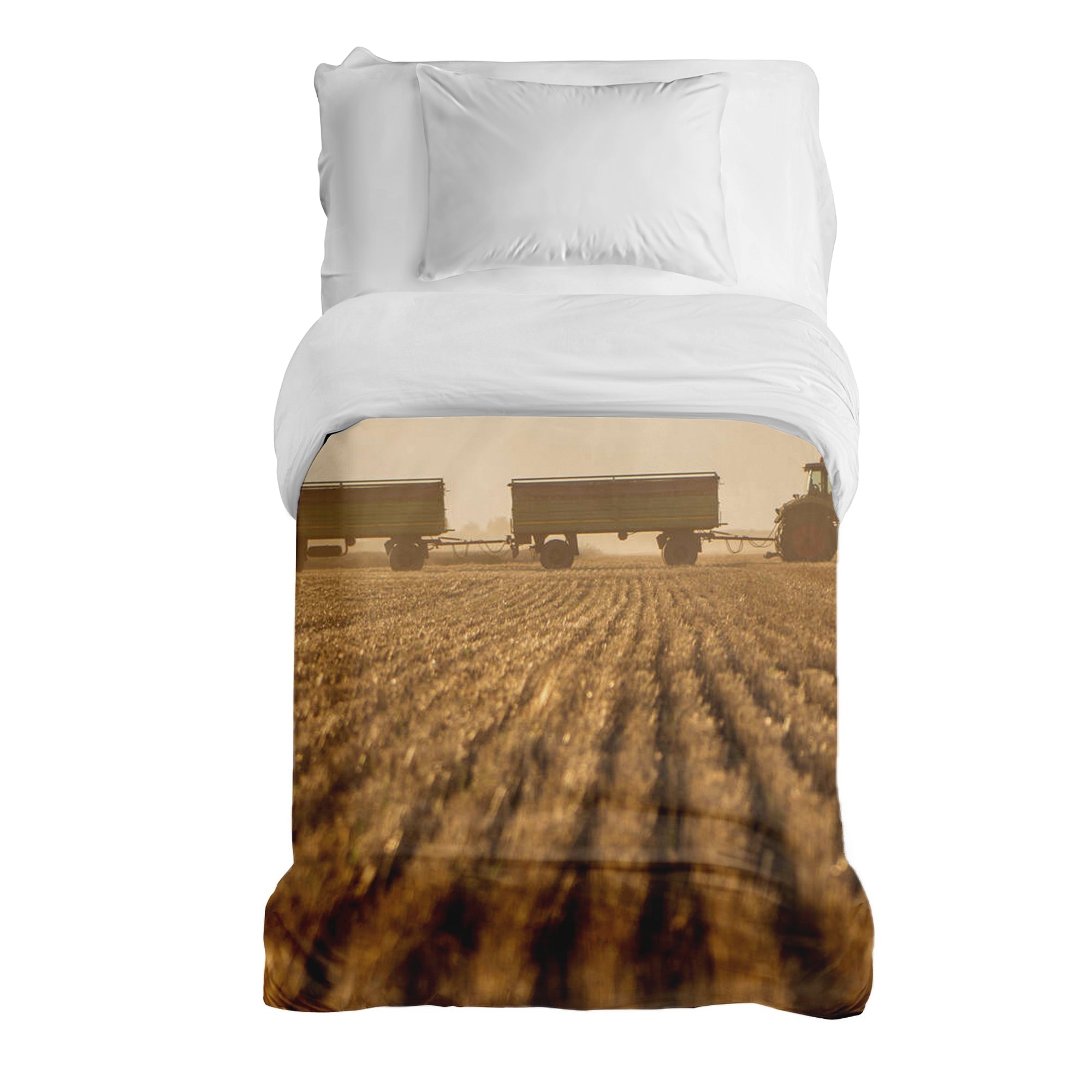 Couverture thérapeutique originale - Housse en coton brun Acker