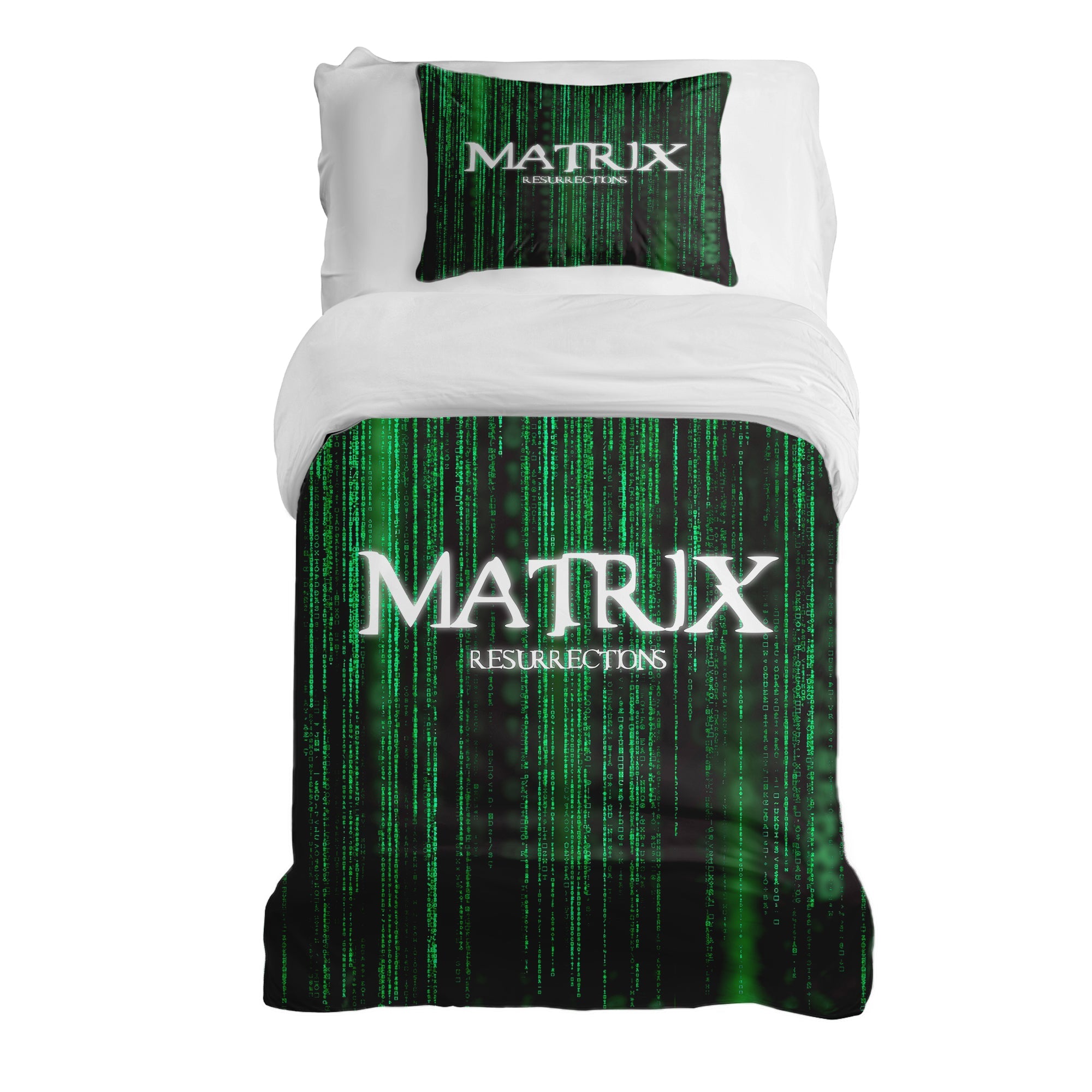 Couverture thérapeutique originale - ensemble de literie coton Matrix en vert