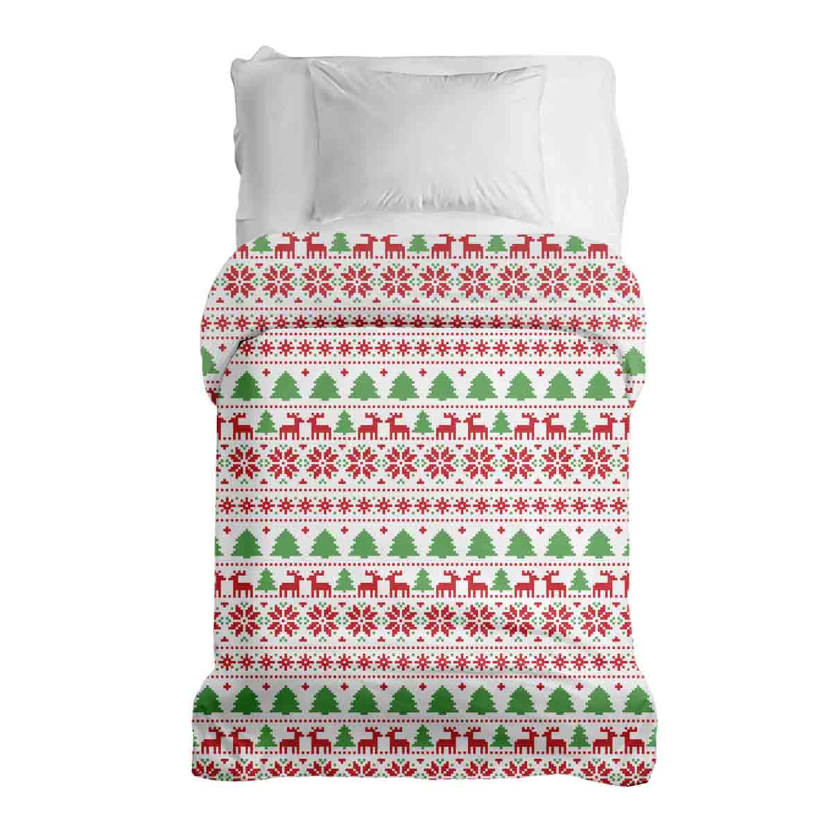 Couverture thérapeutique originale - Housse en coton Noël en Norvège