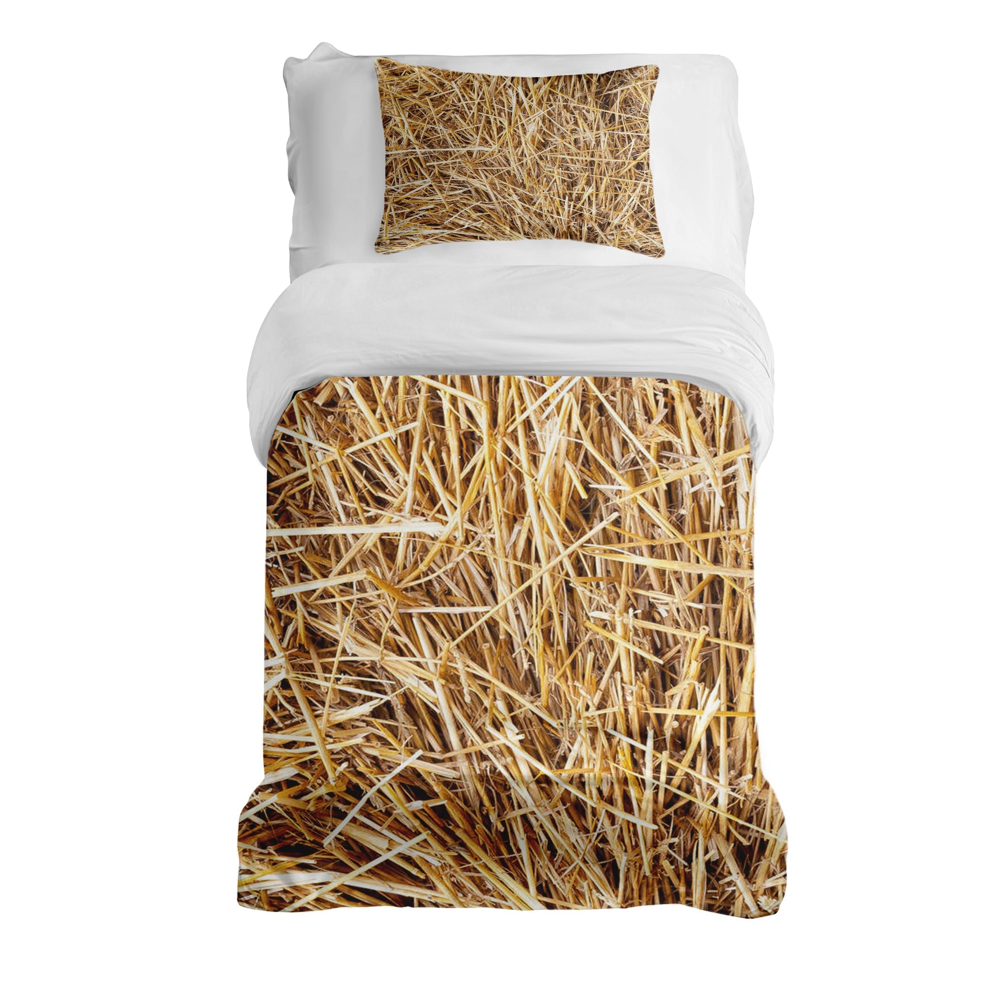 Couverture Thérapeutique Originale TD - Ensemble de Literie en Coton avec Foin