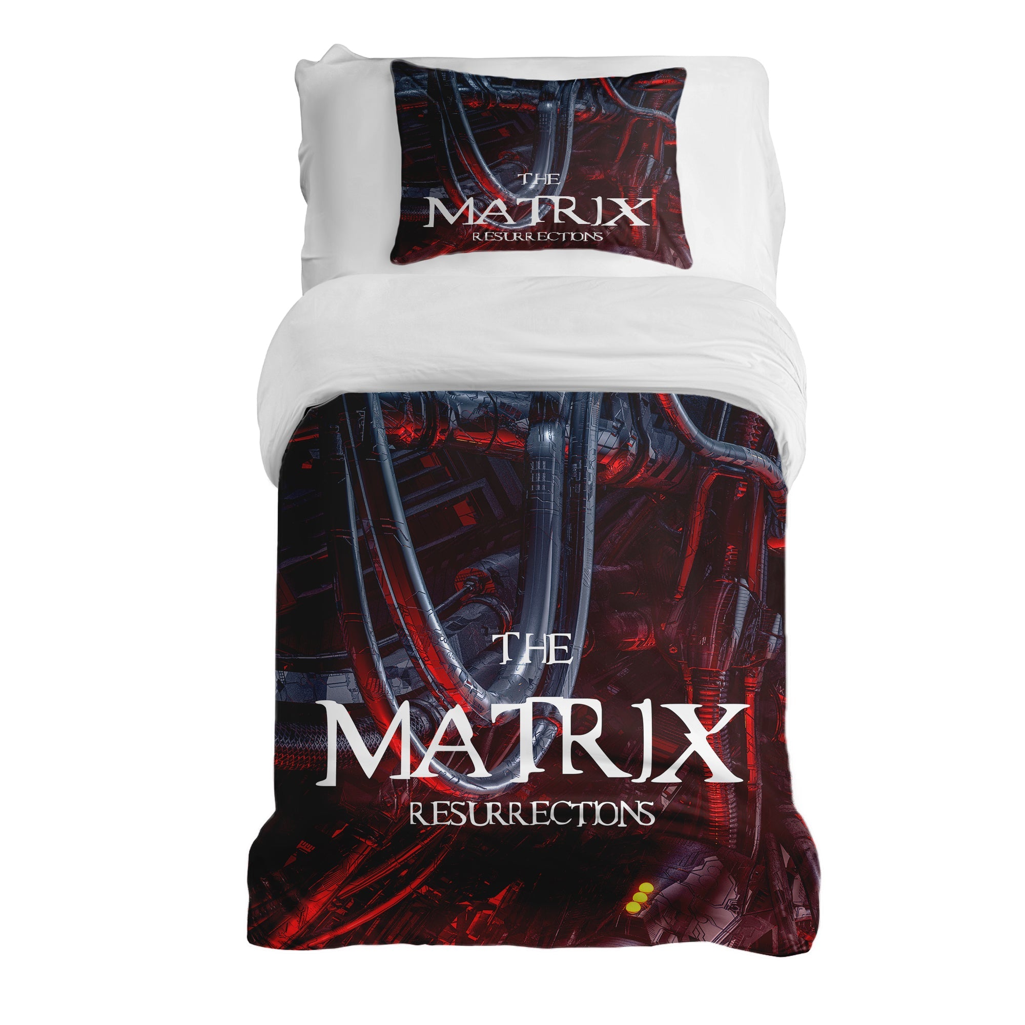 Couverture Thérapeutique Originale TD - Ensemble de Literie en Coton Rouge The Matrix