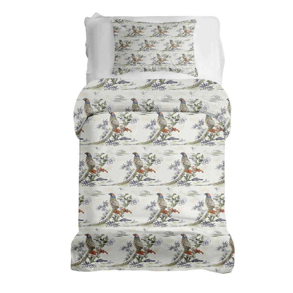 Original Therapiedecke - Ensemble de literie en coton Oiseau de paradis