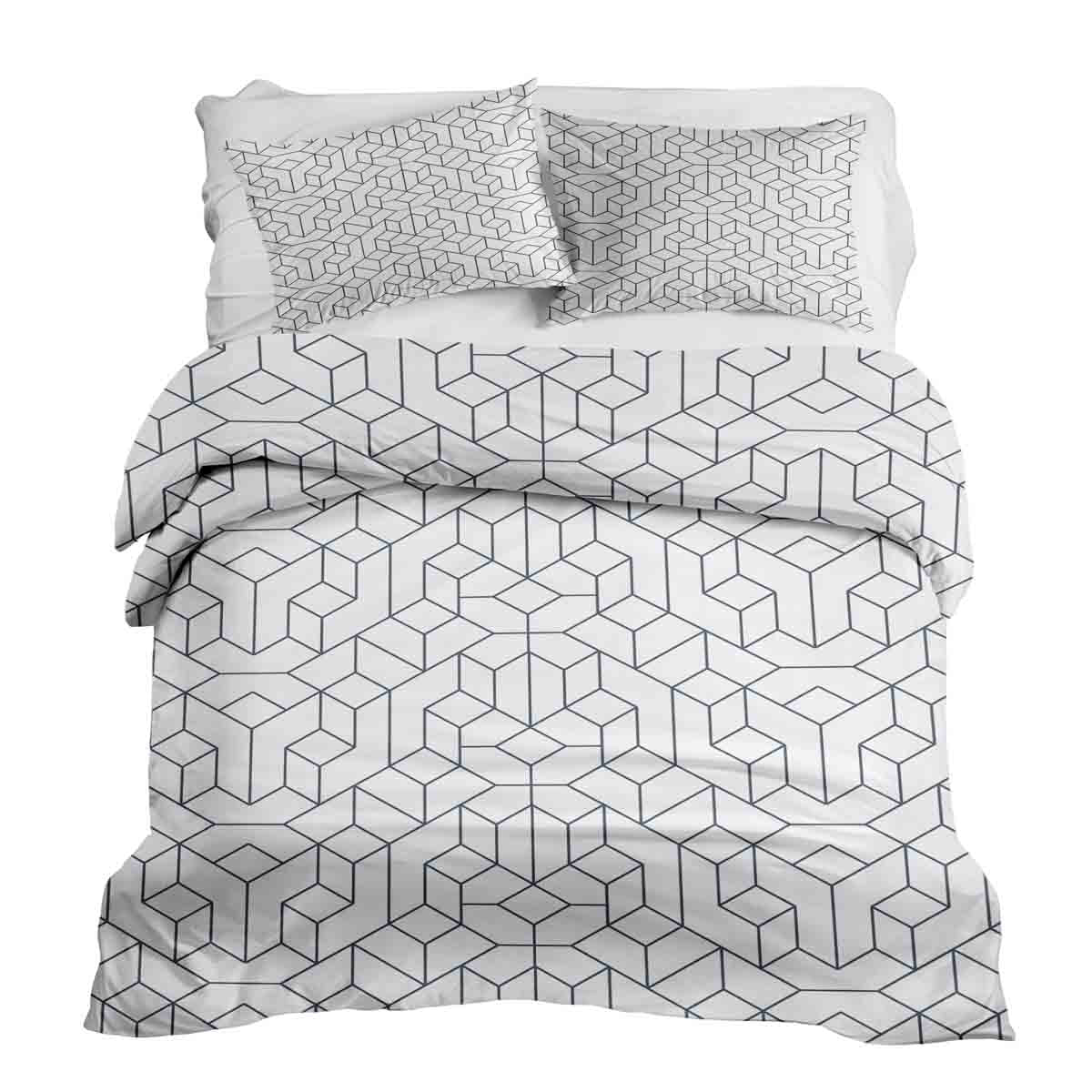 Original Therapiedecke - Ensemble de literie en coton Motif noir