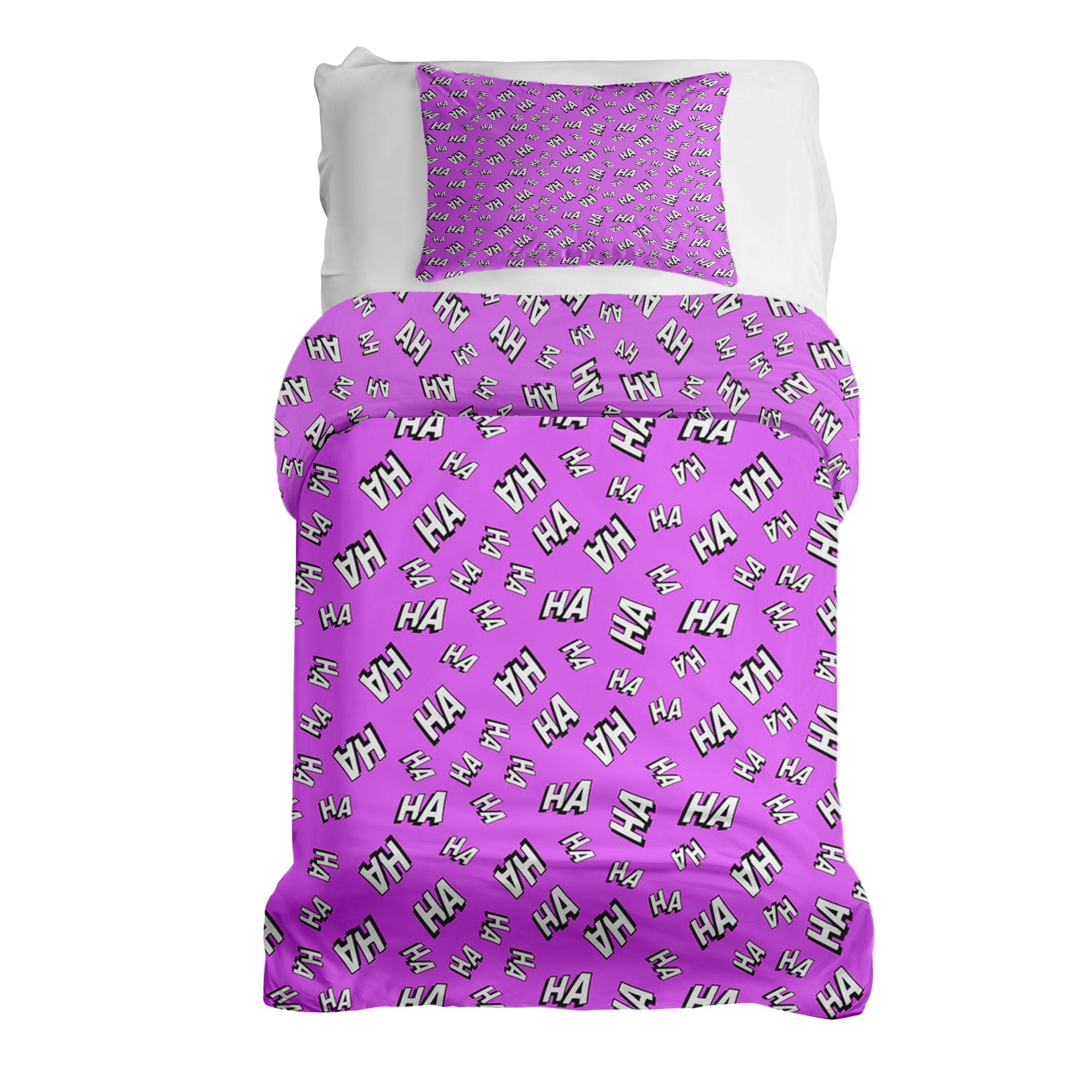 Couverture Thérapeutique Originale TD - Ensemble de Literie en Coton Ha Ha Ha