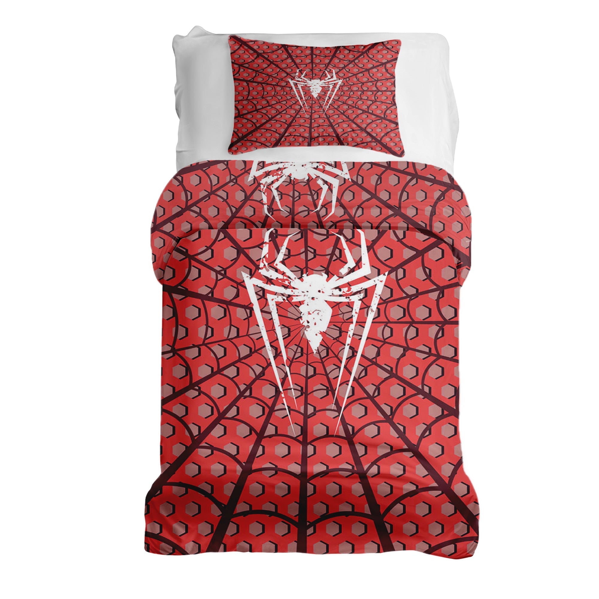 Couverture Thérapeutique Originale TD - Ensemble de Literie en Coton Spiderman Araignée