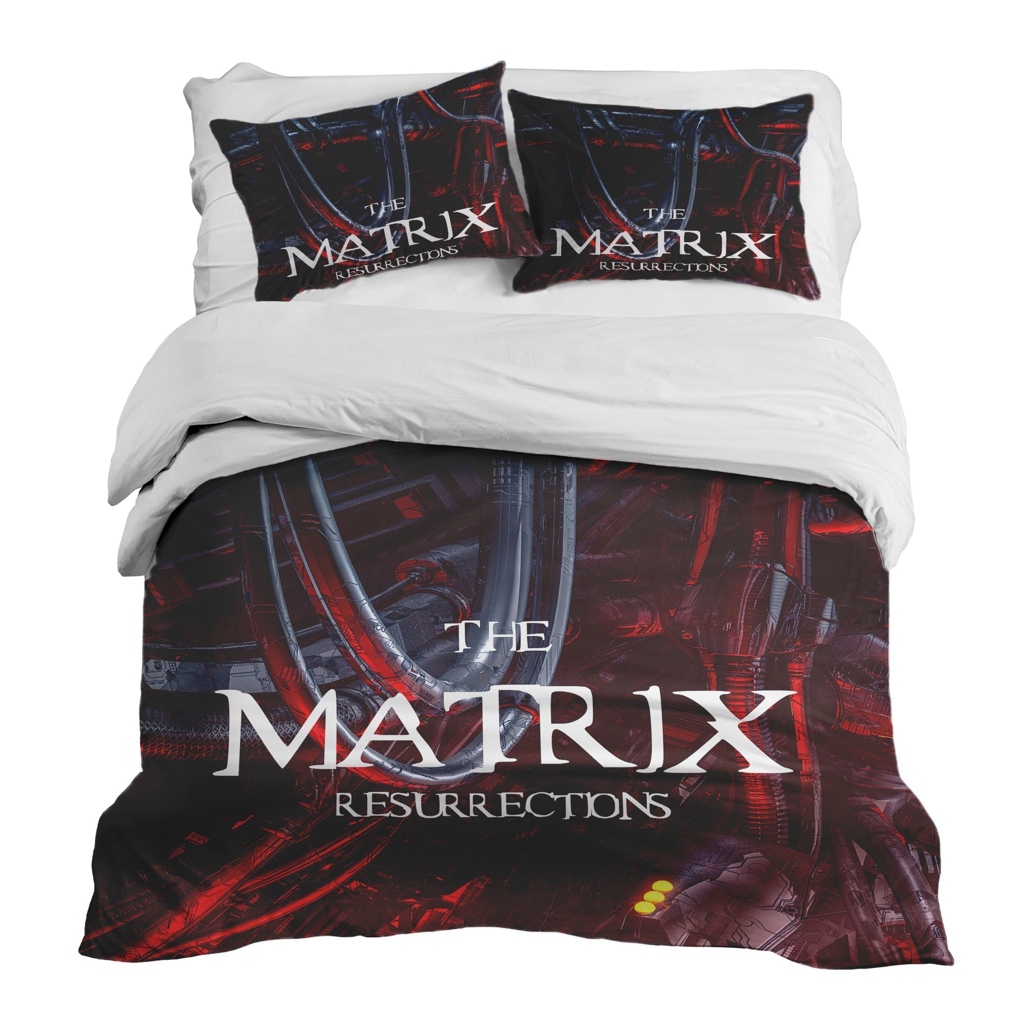 Couverture Thérapeutique Originale TD - Ensemble de Literie en Coton Rouge The Matrix