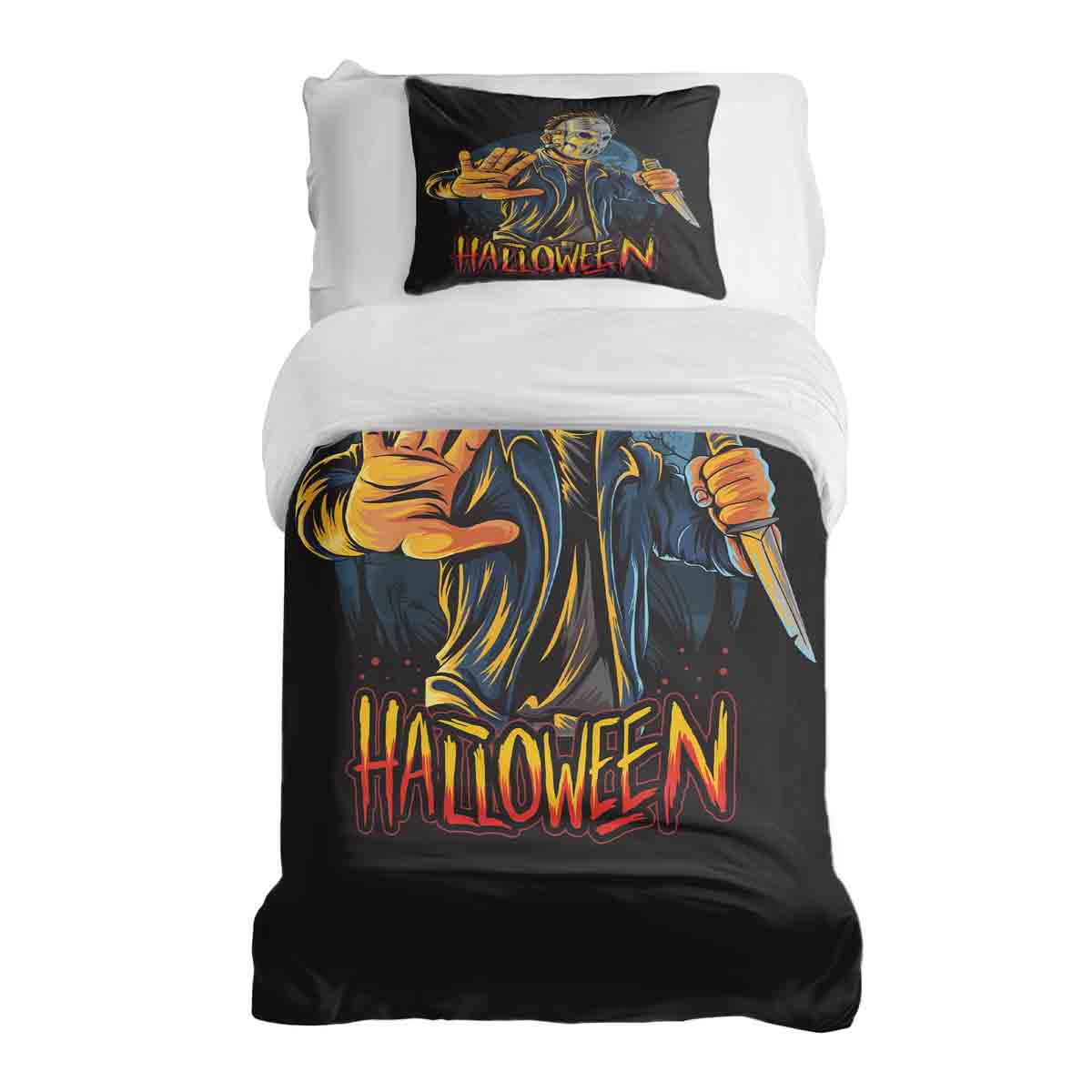 Original Therapiedecke - Ensemble de literie en coton Halloween 2