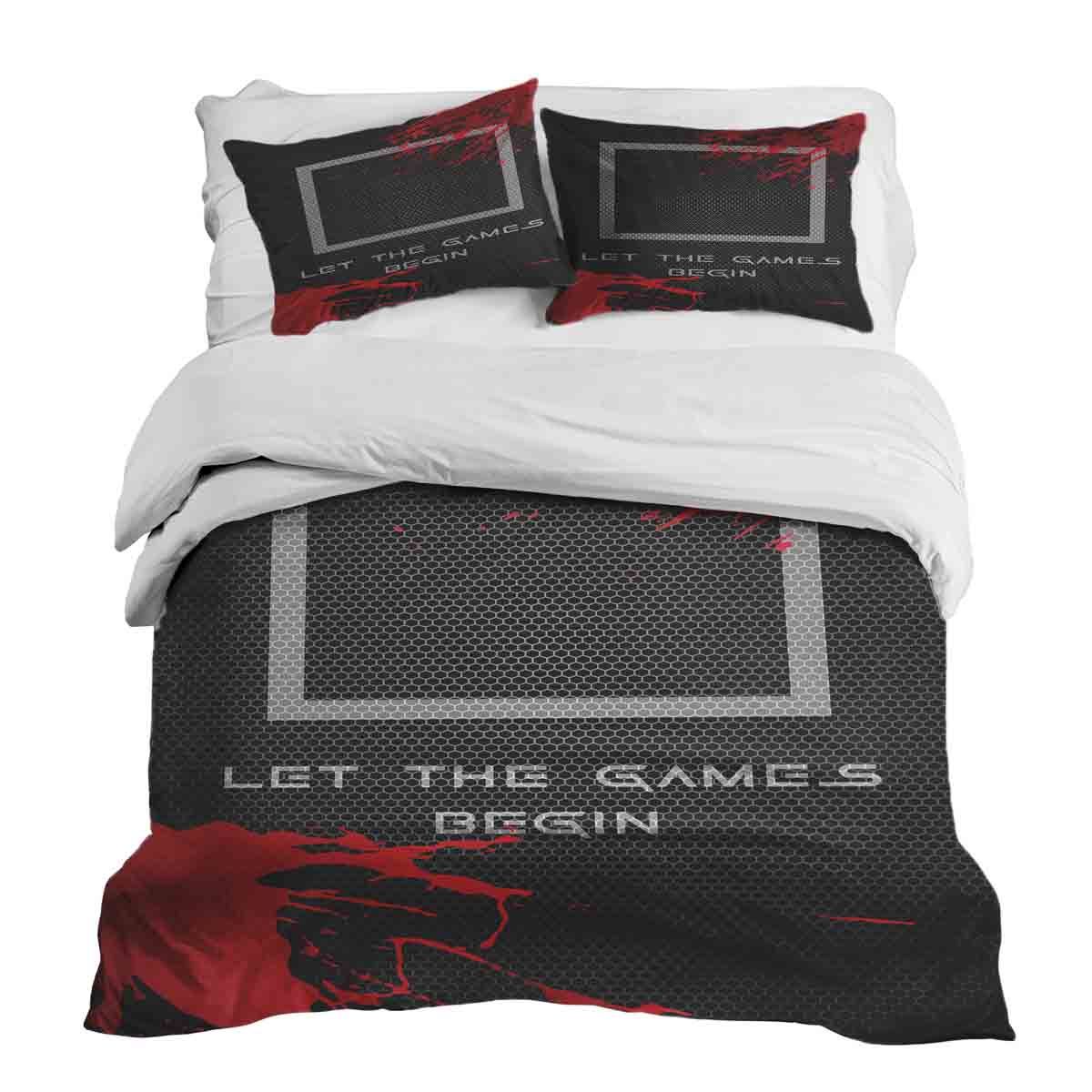 Original Therapiedecke - Ensemble de literie en coton Noir Let's Play
