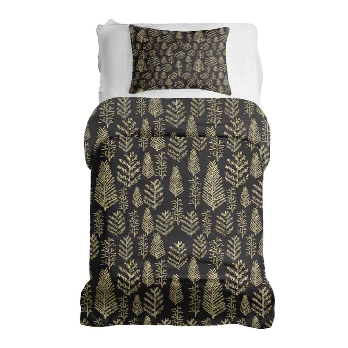 Original Therapiedecke - Ensemble de literie en coton avec motif forestier