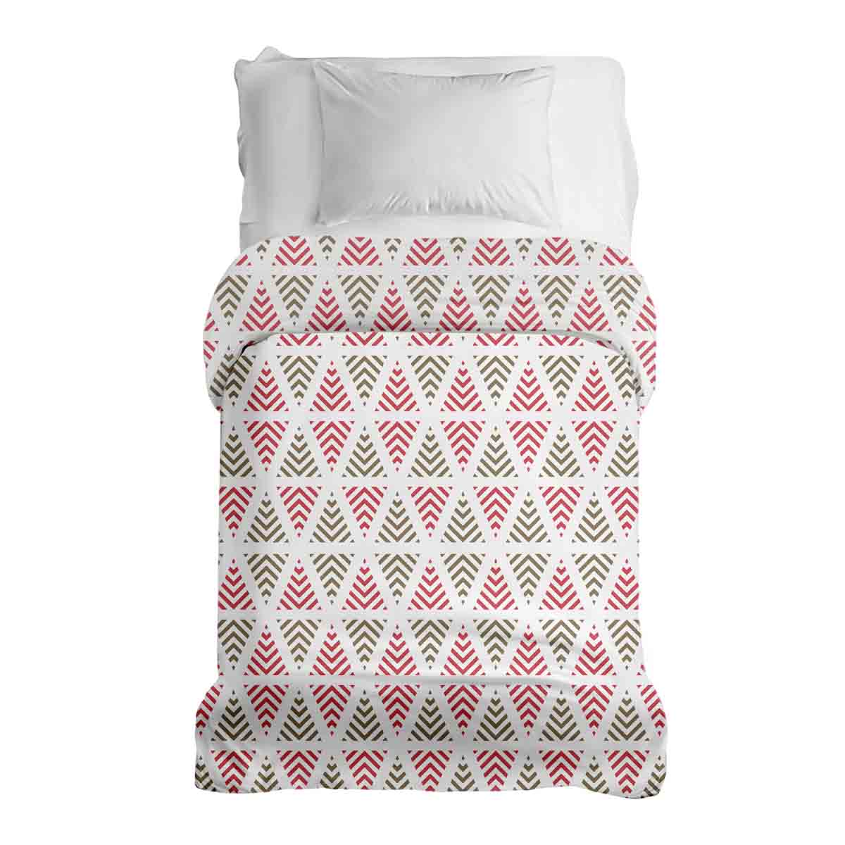 Couverture thérapeutique originale - Housse en coton triangles de Noël