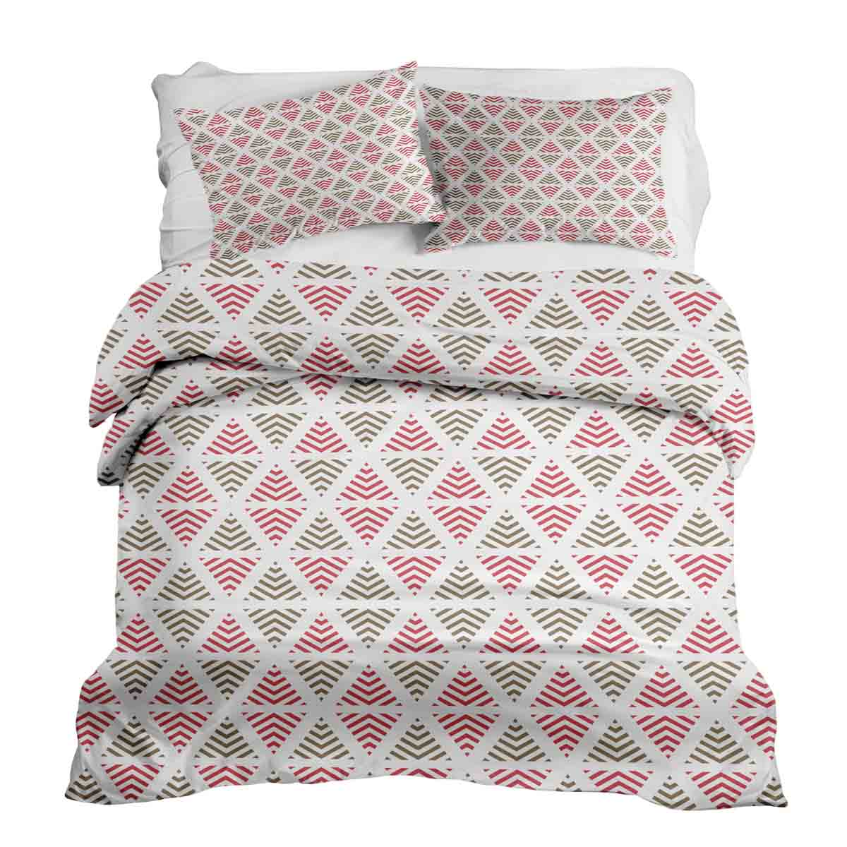 Couette de thérapie Ensemble de linge de lit triangles de Noël