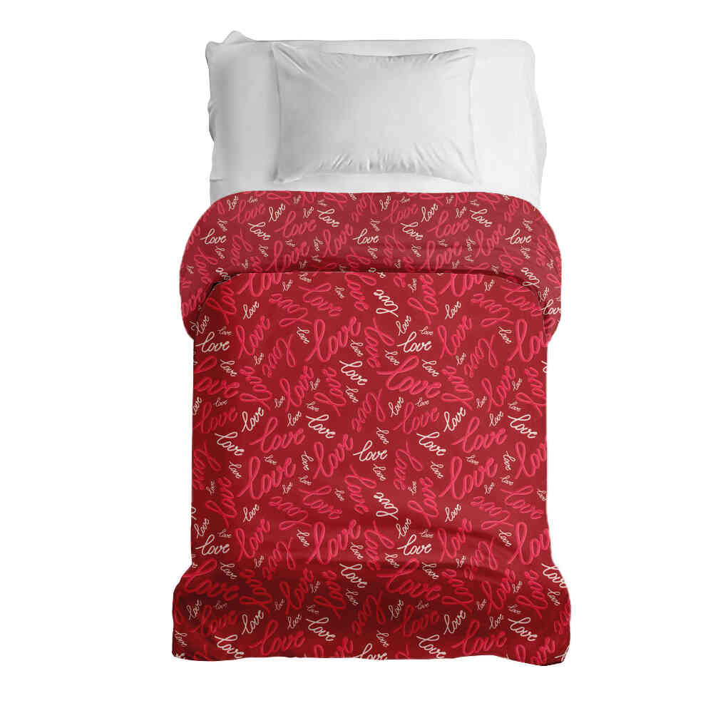 Couverture thérapeutique originale - Housse en coton Love Love Love