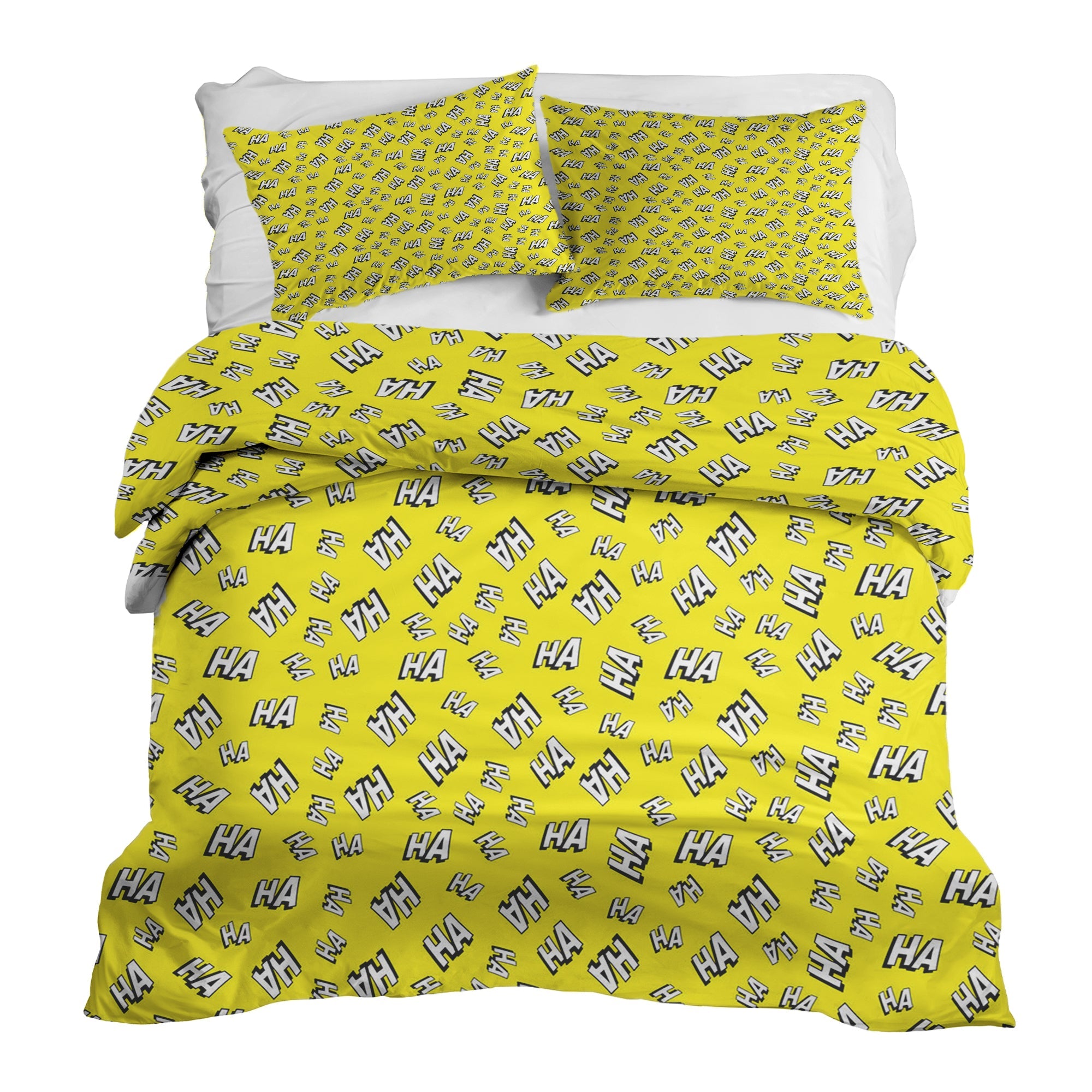 Couette de thérapie Ensemble de literie Jaune Ha Ha