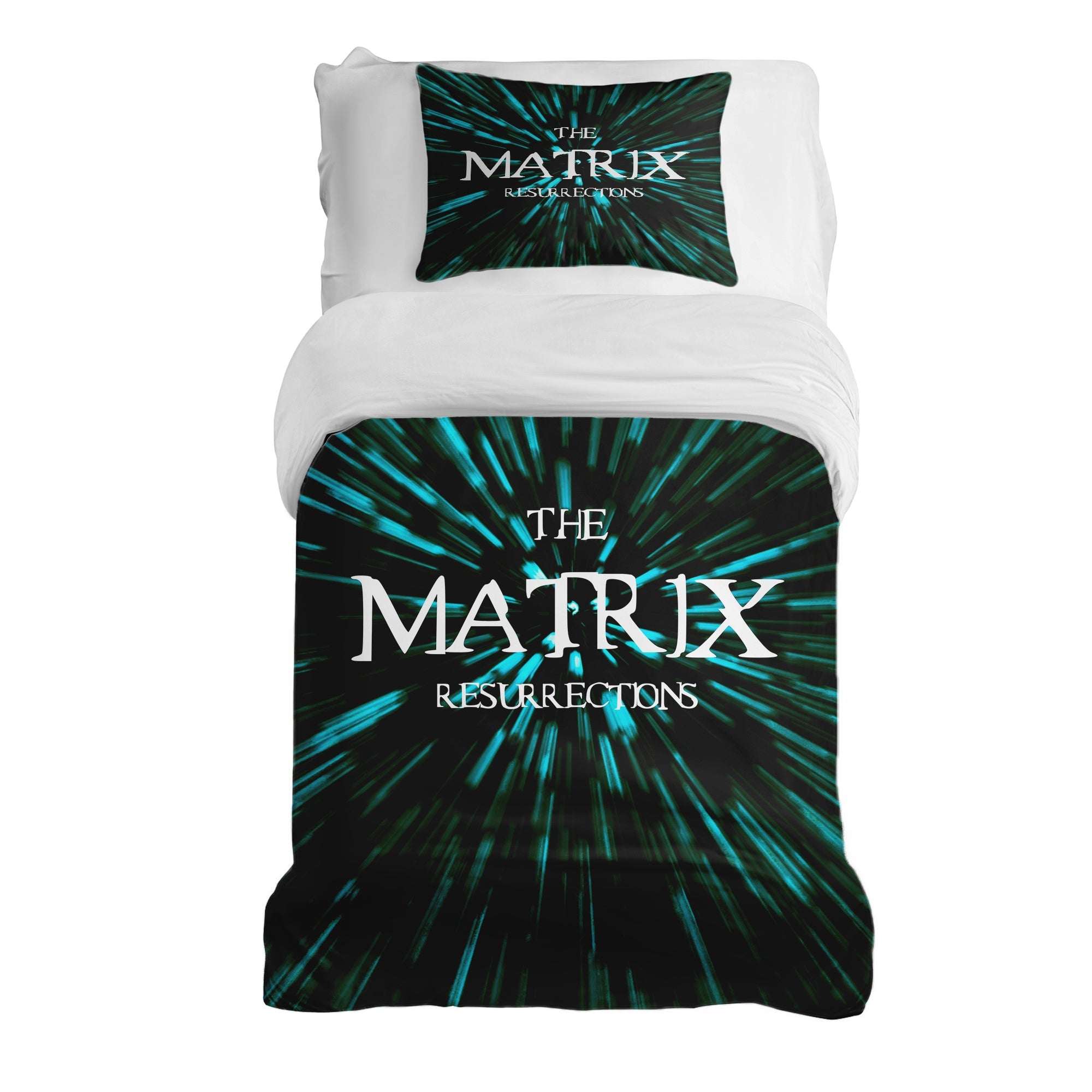 Couverture Thérapeutique Originale TD - Ensemble de Literie en Coton Avec Inscription The Matrix
