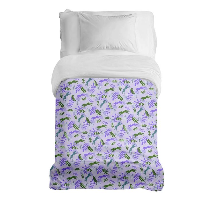 Couverture thérapeutique originale - Housse en coton léopard