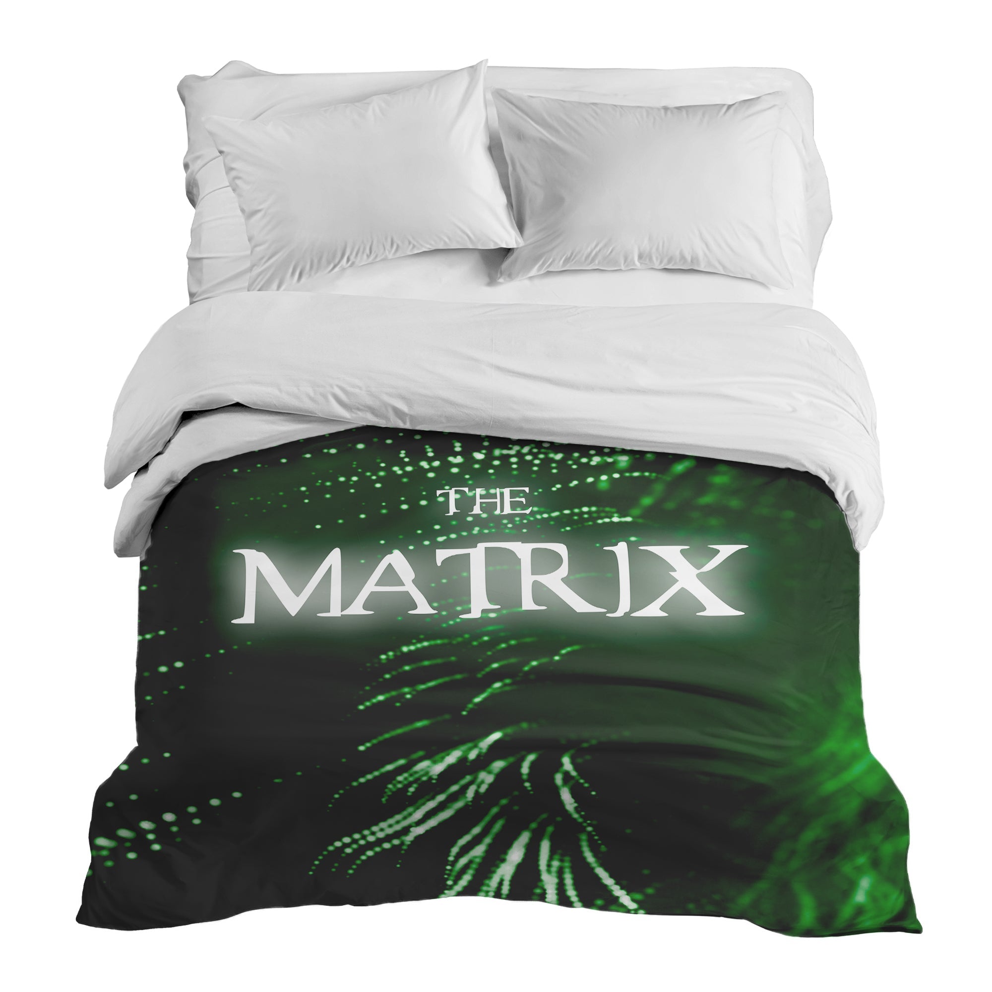Couverture thérapeutique originale - Housse en coton verte The Matrix