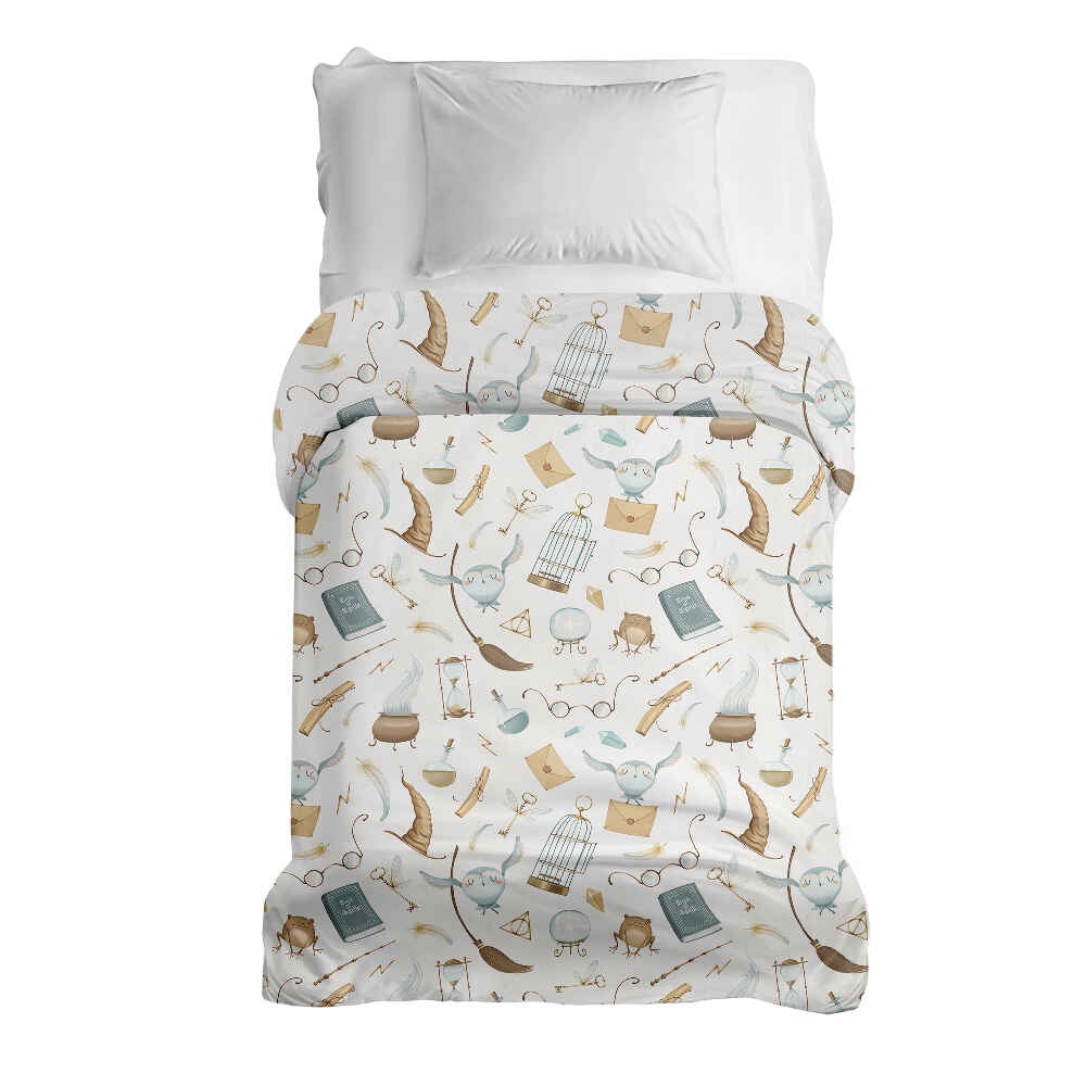 Couverture thérapeutique originale - Housse en coton blanc Choses magiques