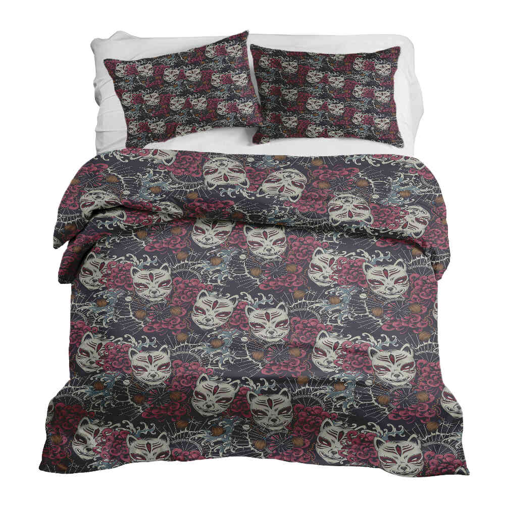 Original Therapiedecke - Ensemble de literie en coton Chat effrayant