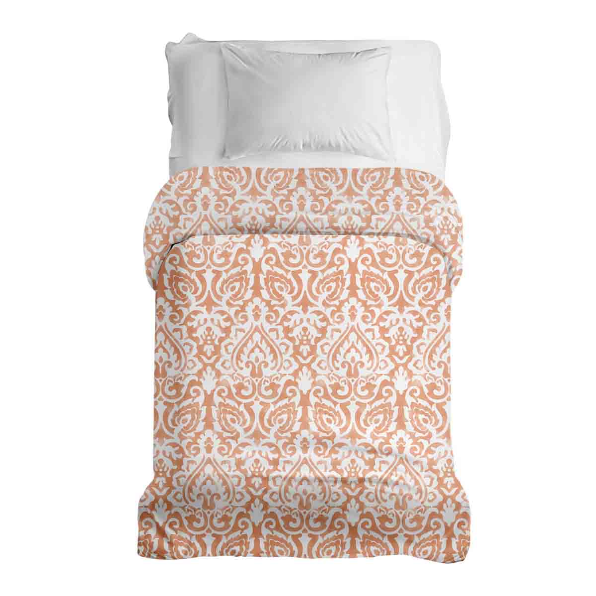 Couverture thérapeutique originale - Housse en coton Boho orange