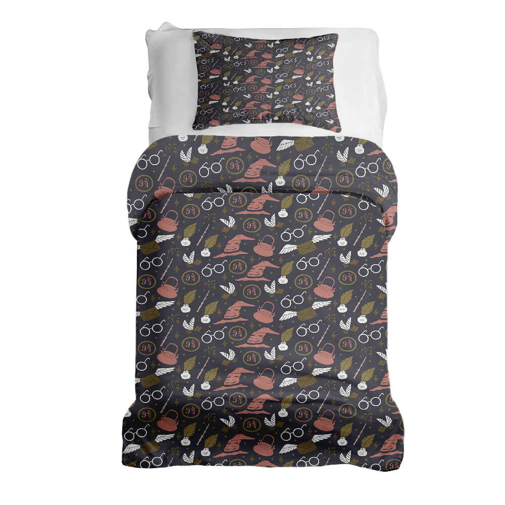 Original Therapiedecke - Ensemble de literie en coton noir magie